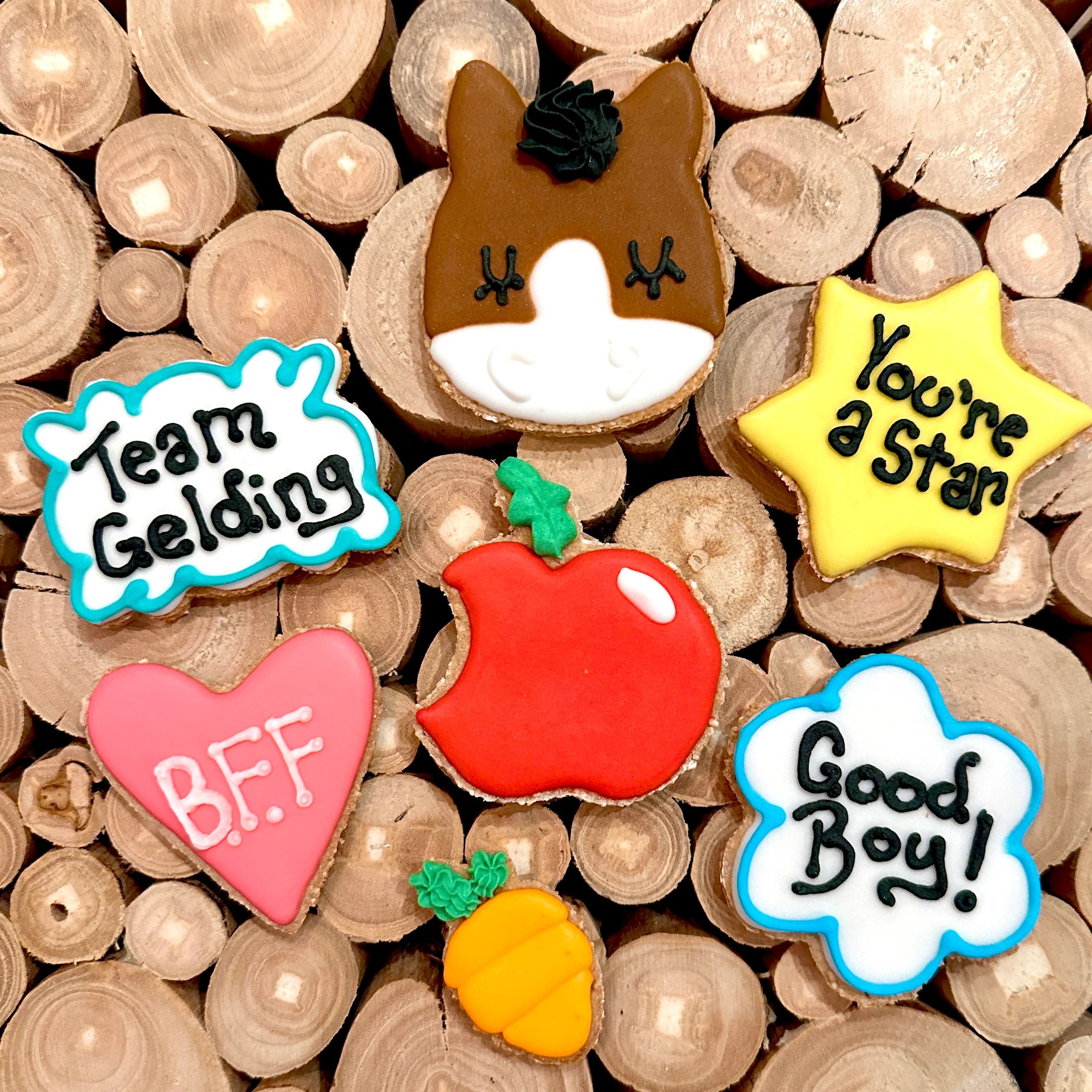 Blissful Cookies Icing Horse Cookies - Team Gelding