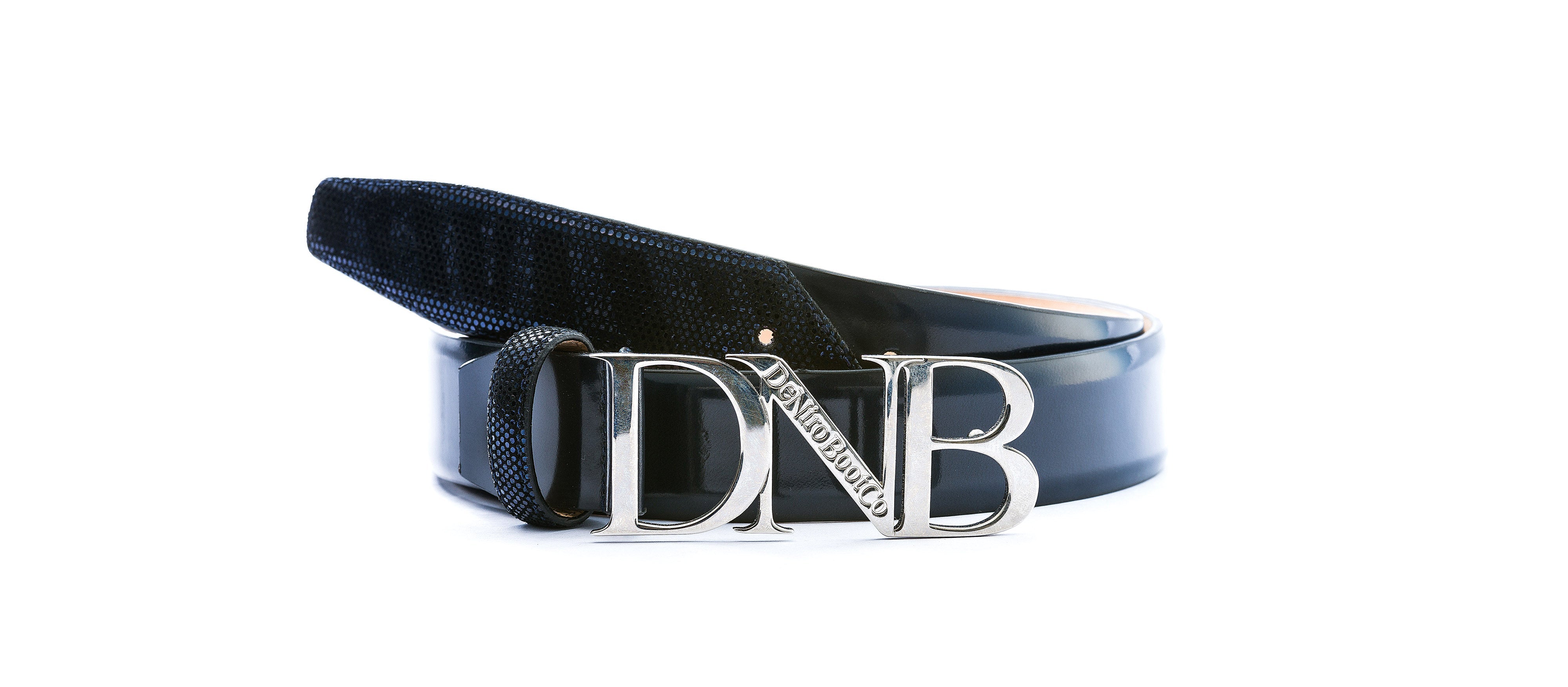 Deniro Incanto Brushed Blue Belt