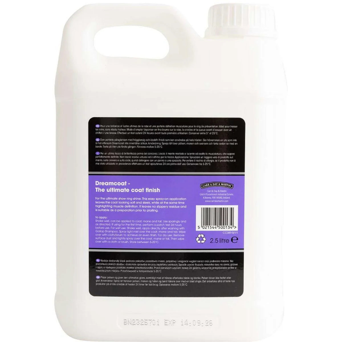Carr & Day & Martin Dream Coat 2.5 L Refill