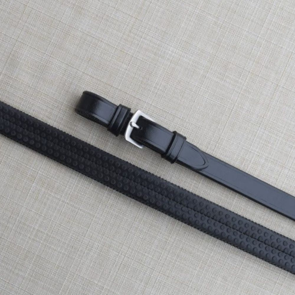 Black Oak 5/8" Rubber Reins Black