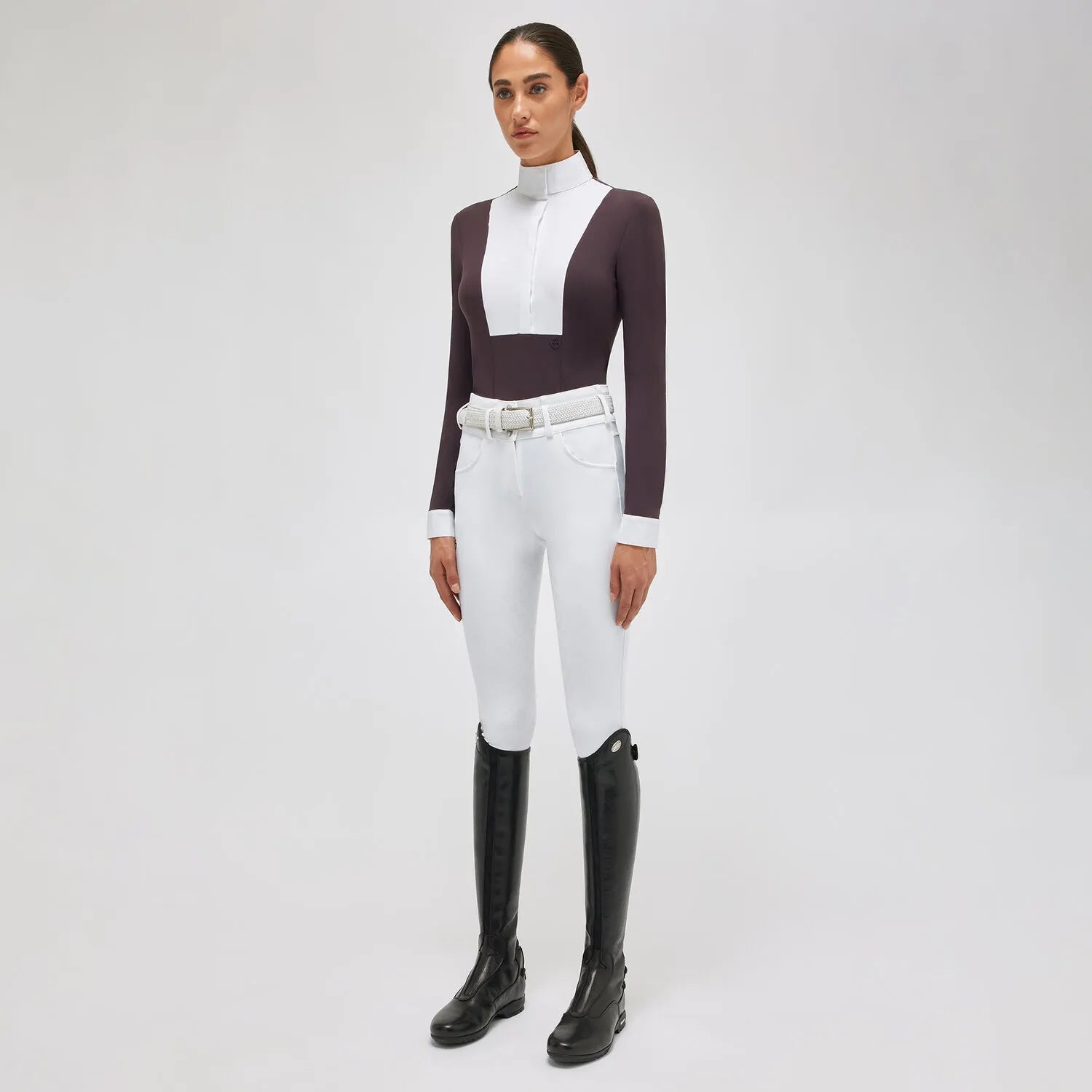 Used Cavalleria Toscana Dark Plum Shirt - 14