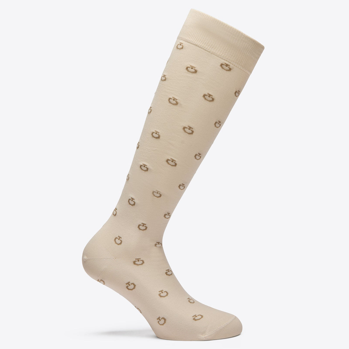 Cavalleria Toscana Mini Jacquard Logo Sock - Rainy Day/Aluminum