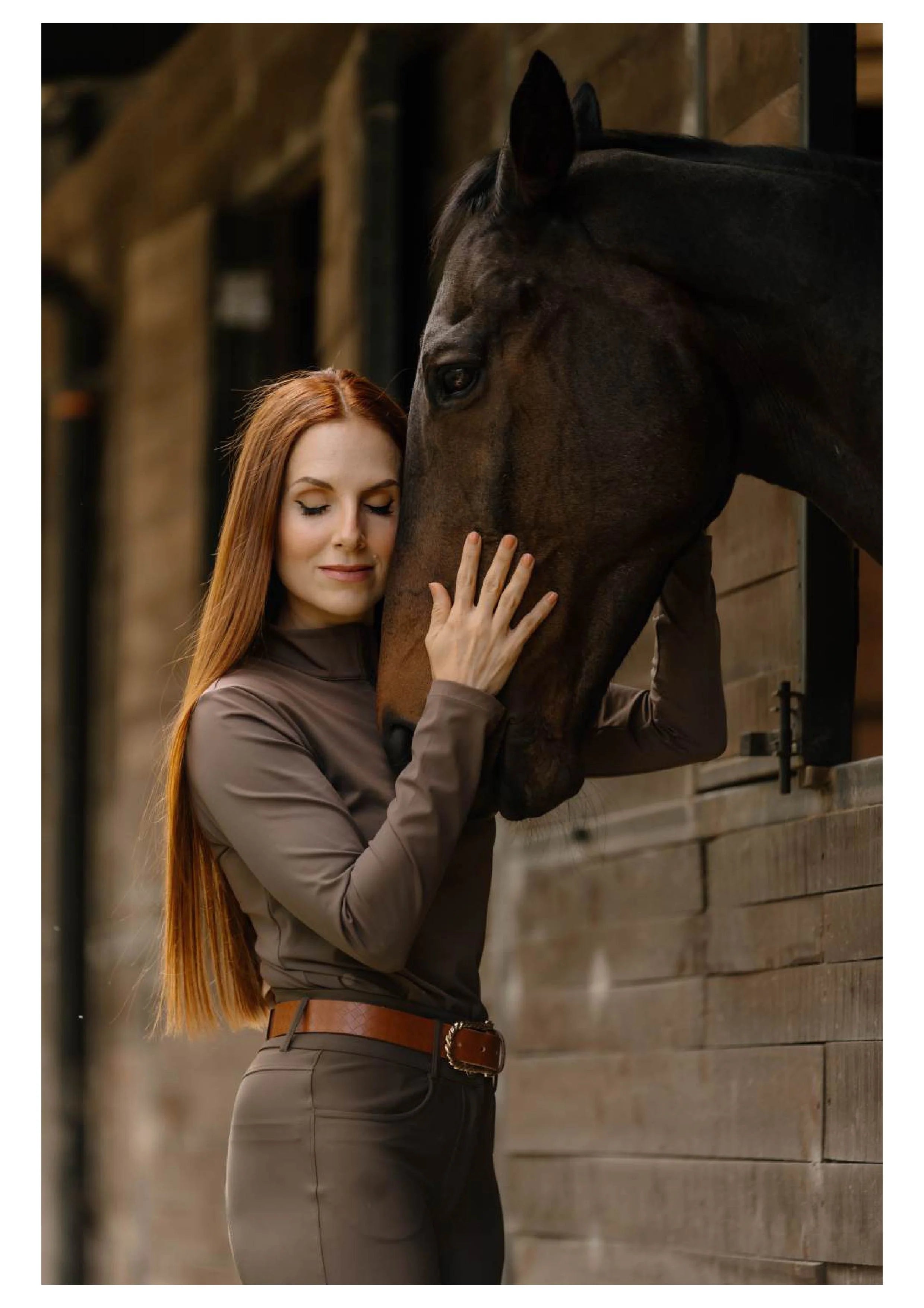 Hannah Childs Sola Perforated Sun Shirt Cappucino