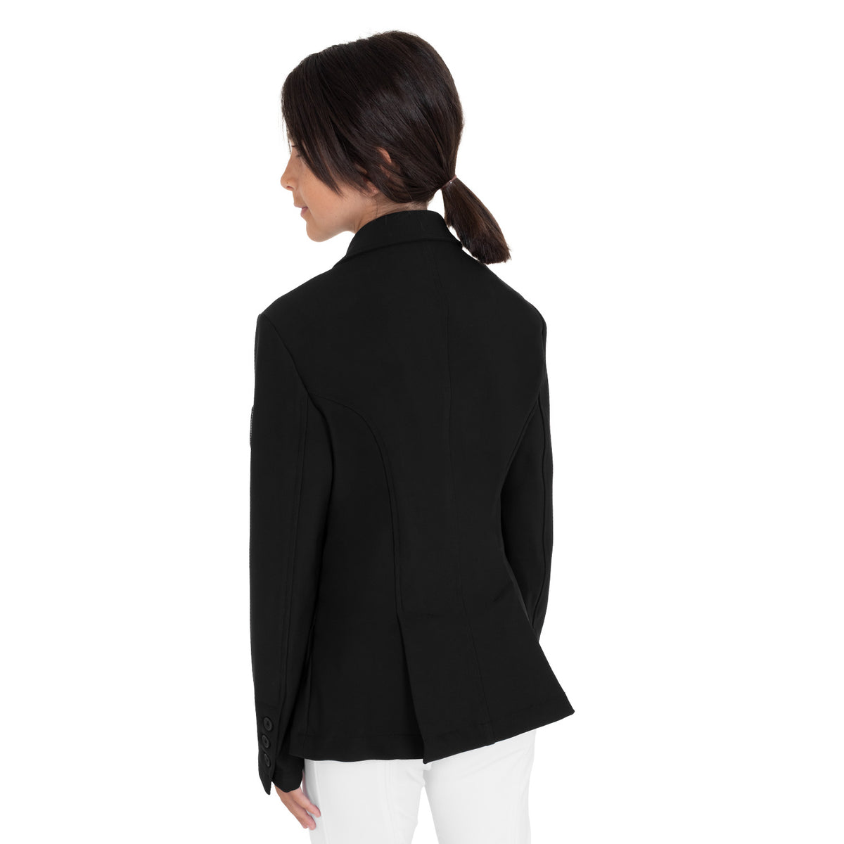 Equestro Kids' Girasol Competition Riding Jacket - Black