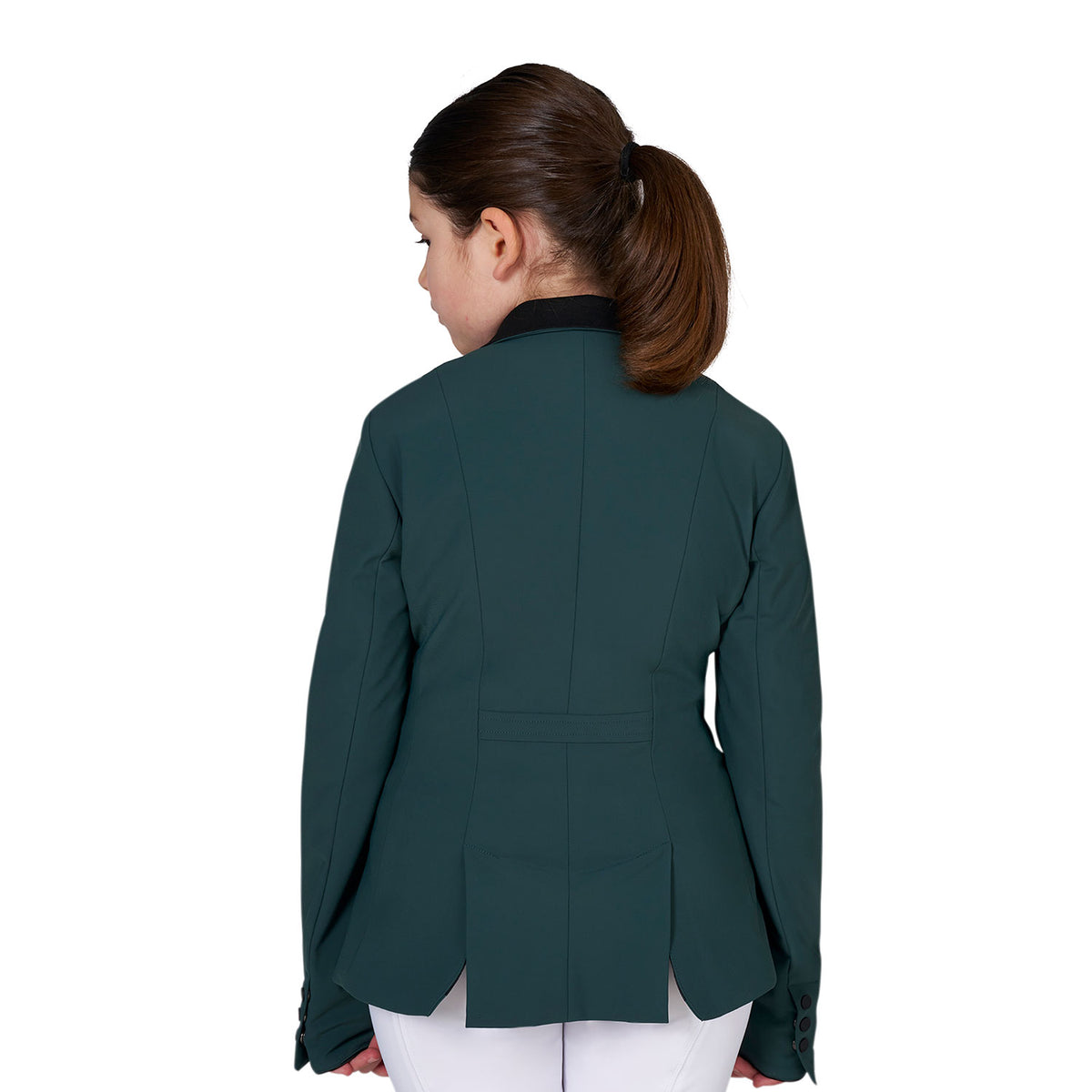 Equestro Kids' Competition Zip Riding Jacket - Pine Grove