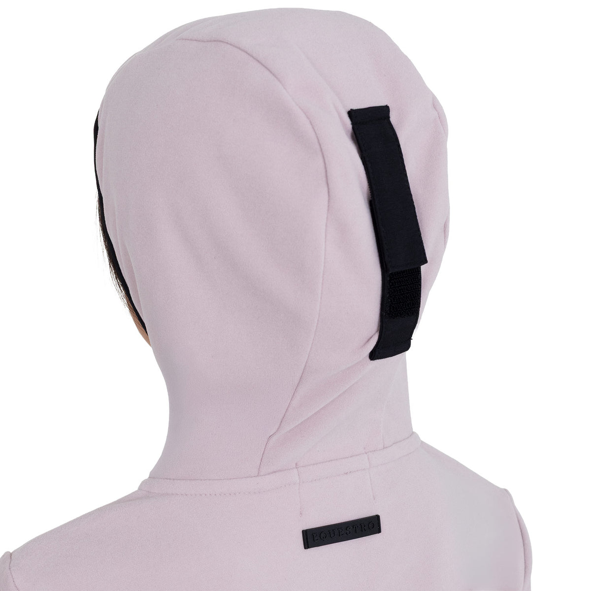 Equestro Kid's Fleece Full Zip Hoodie - Hushed Violet