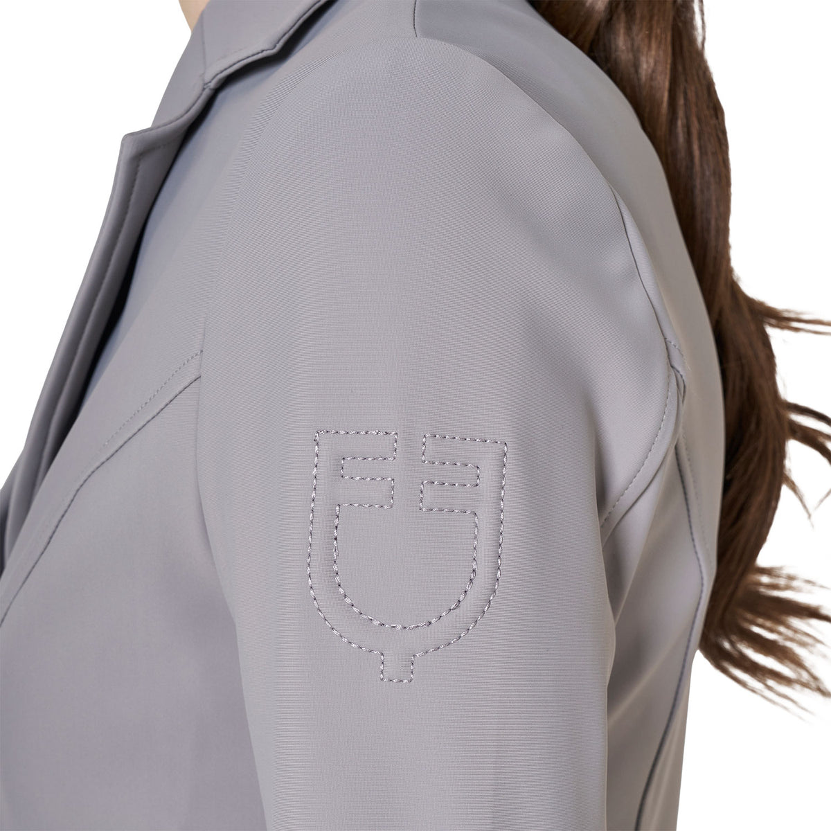 Equestro Women's Girasol Competition Riding Jacket - Harbor Mist