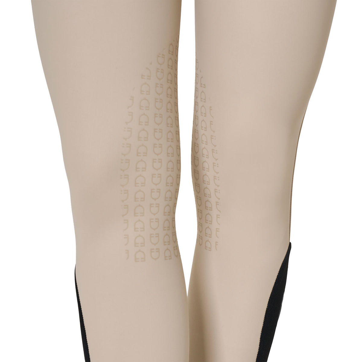 Equestro Women's Hunter High Waist Knee Grip Breeches - Cobblestone