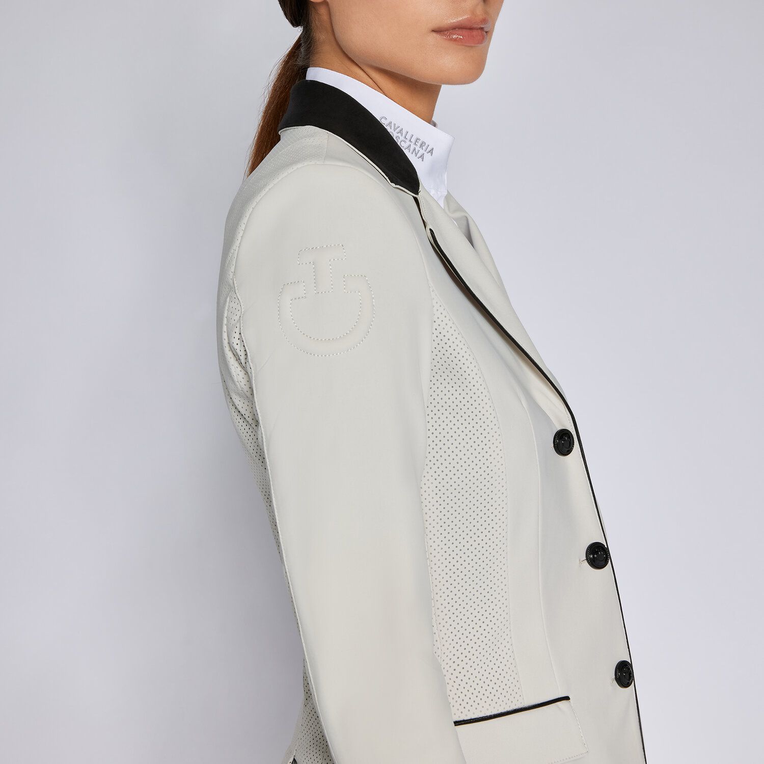 Cavalleria Toscana GP Perforated Riding Jacket - Off White
