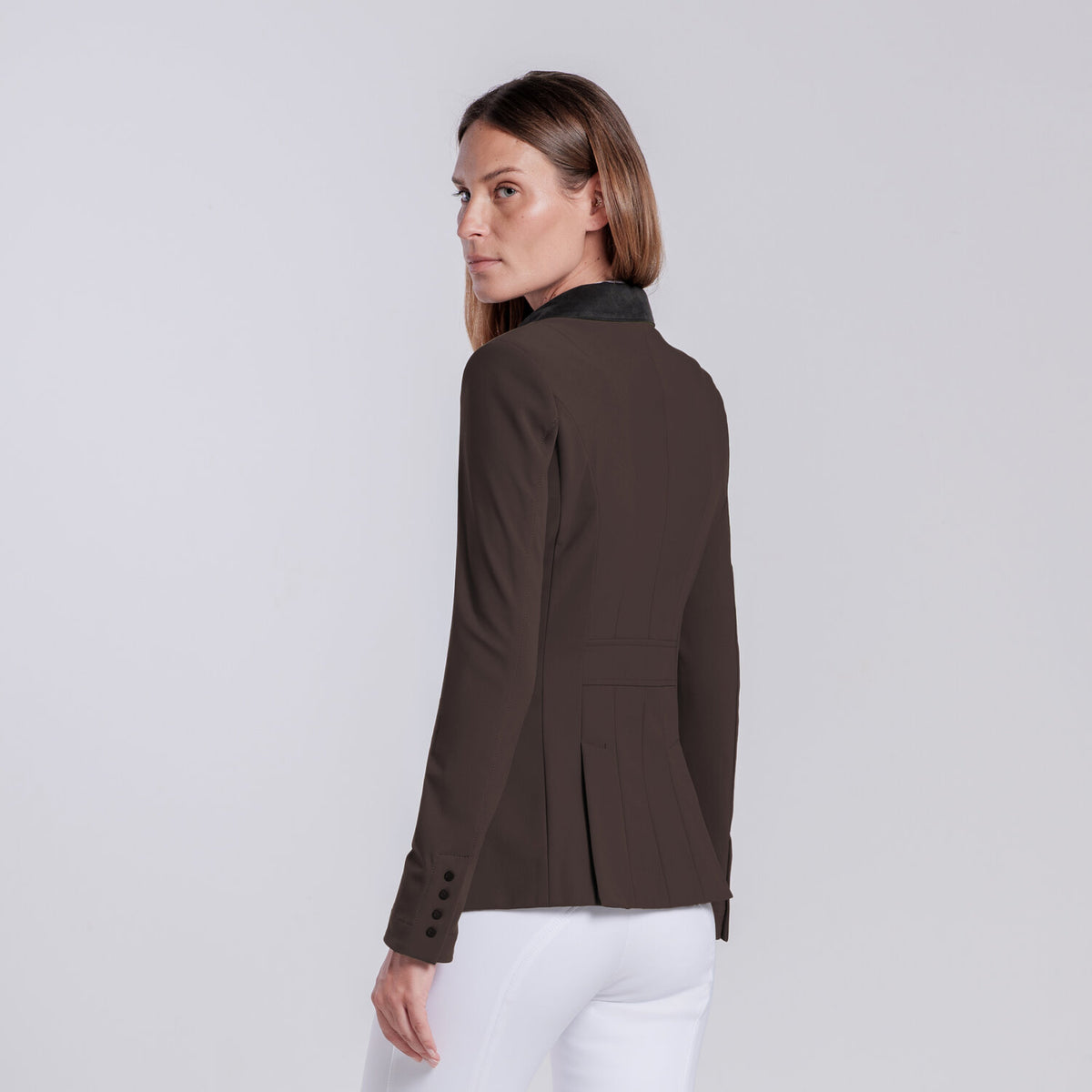 Cavalleria Toscana GP Zip Riding Jacket - Espresso