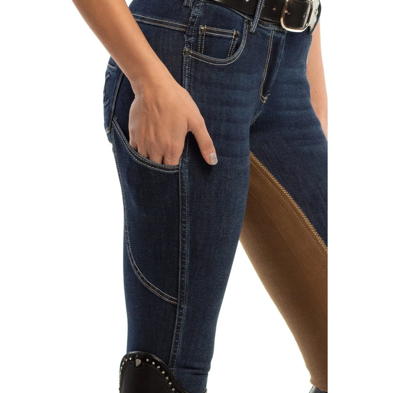 Goode Rider Equestrian Jean Full Seat Vintage Wash