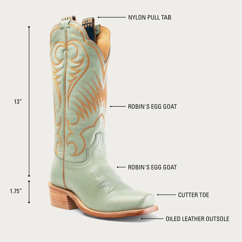 Hyer Women's Leawood Robin's Egg Boot