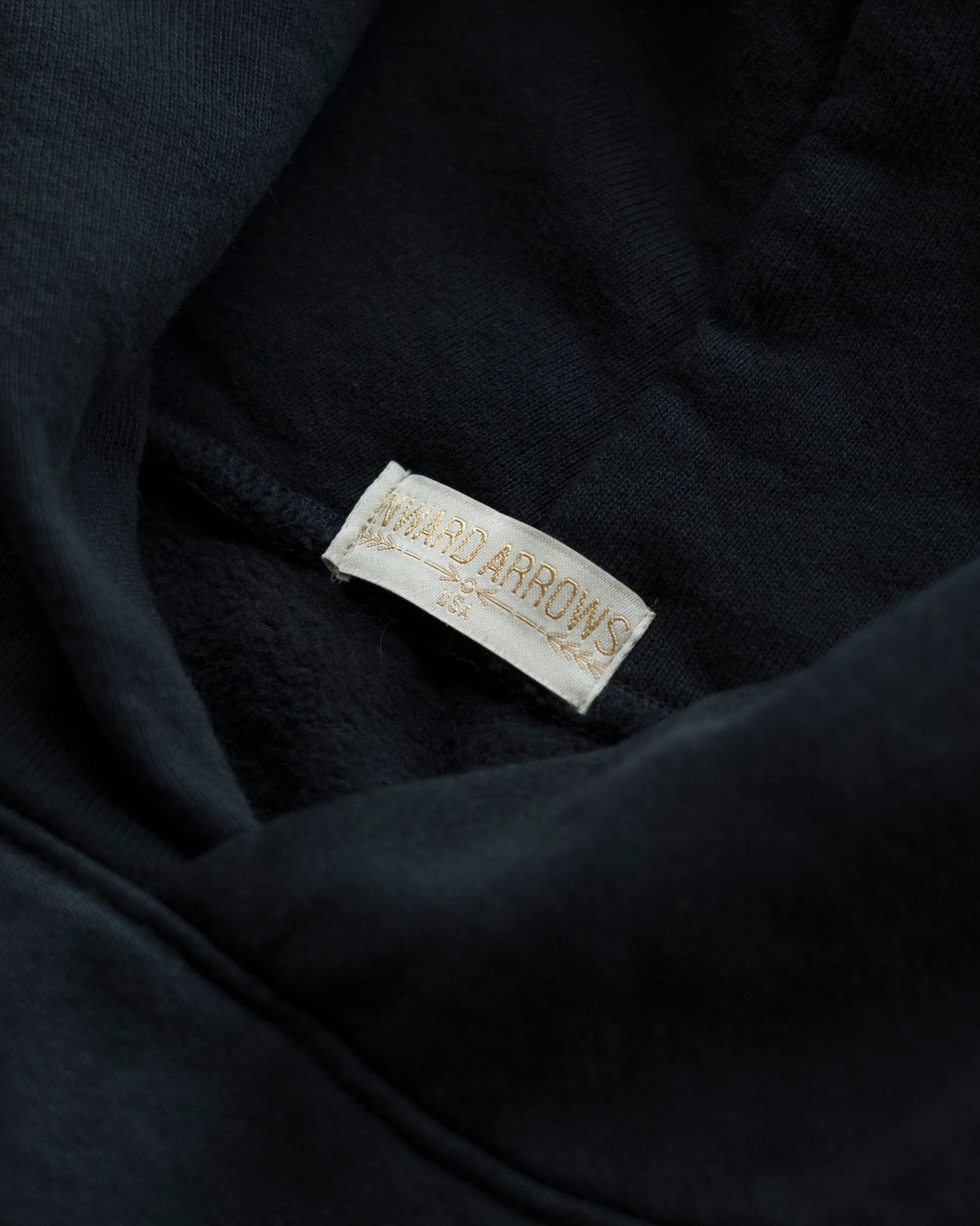 Inward Arrows Western Hoodie Charcoal