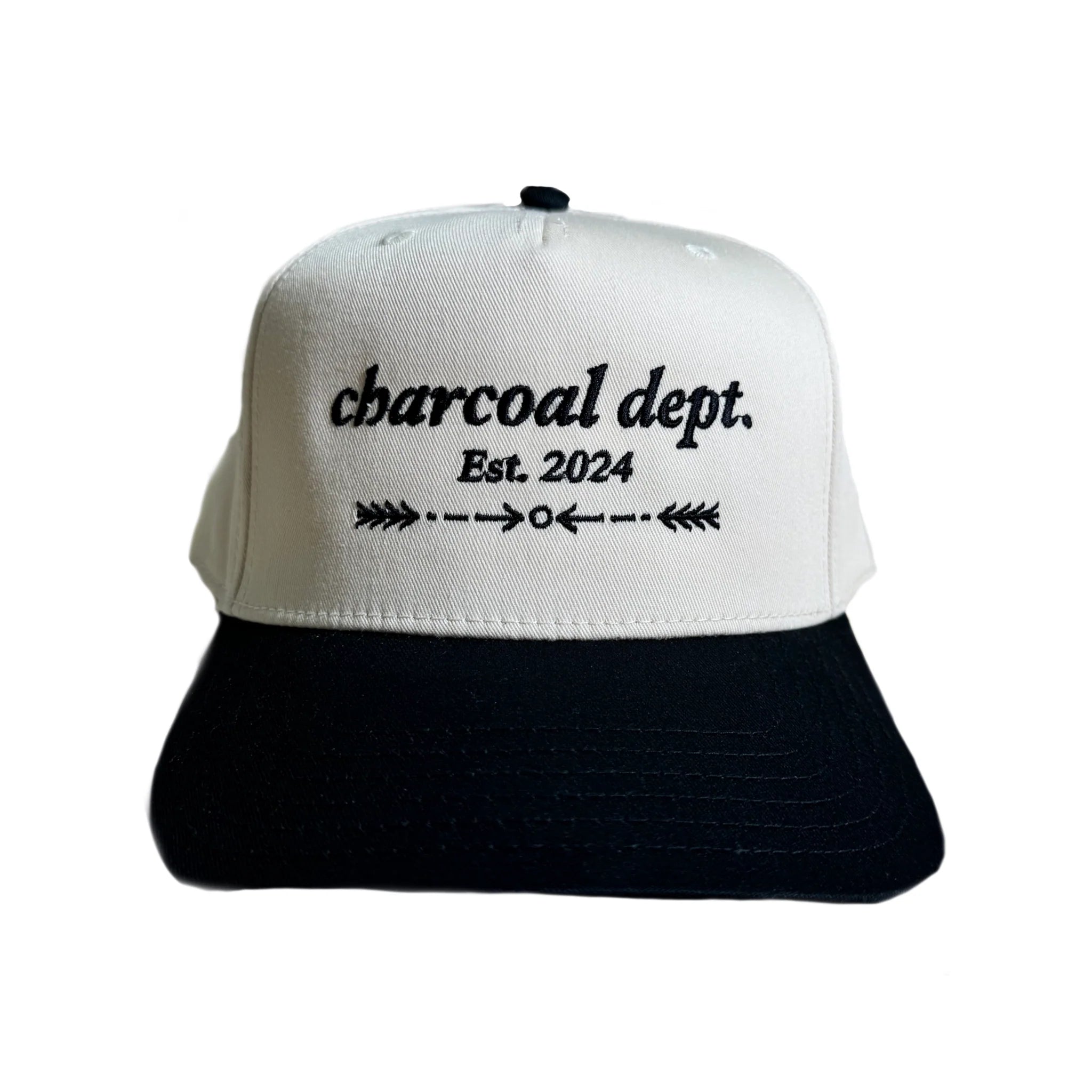 Inward Arrows Charcoal Hat