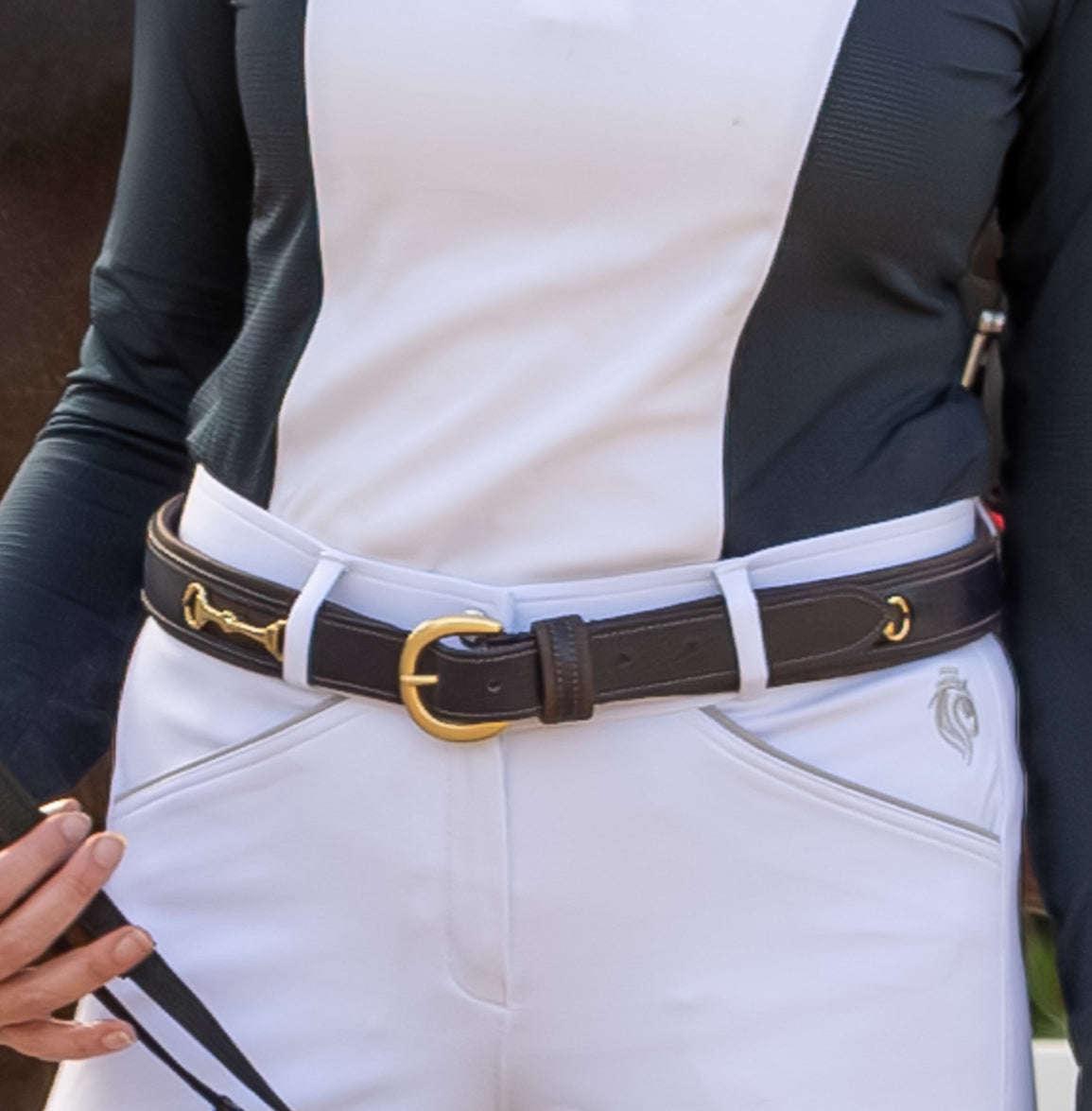 Equinavia Tirlid Bit Belt Brown / Navy