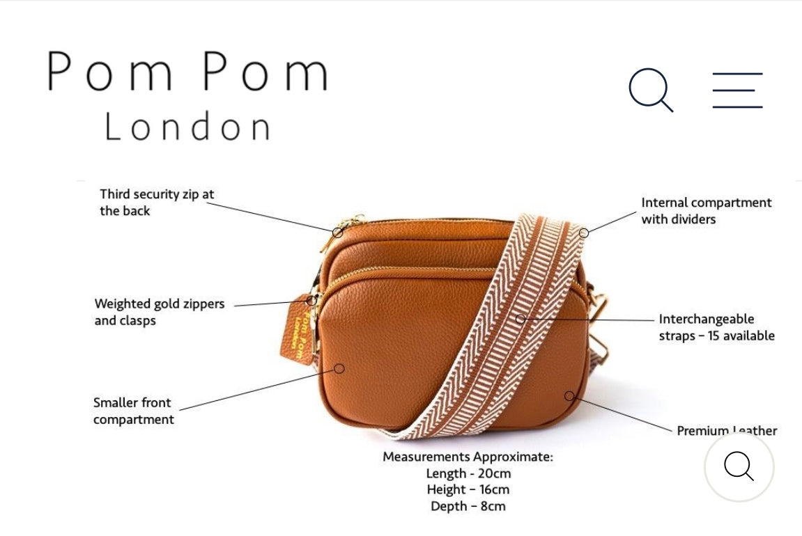 Pom Pom London Mayfair Bag
