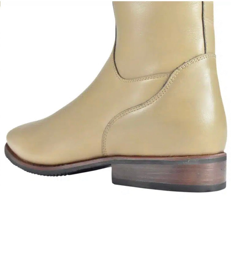 DeNiro Bellini Dressage Boot - Wrat Tortora with Crocodile Detail 40 MA M