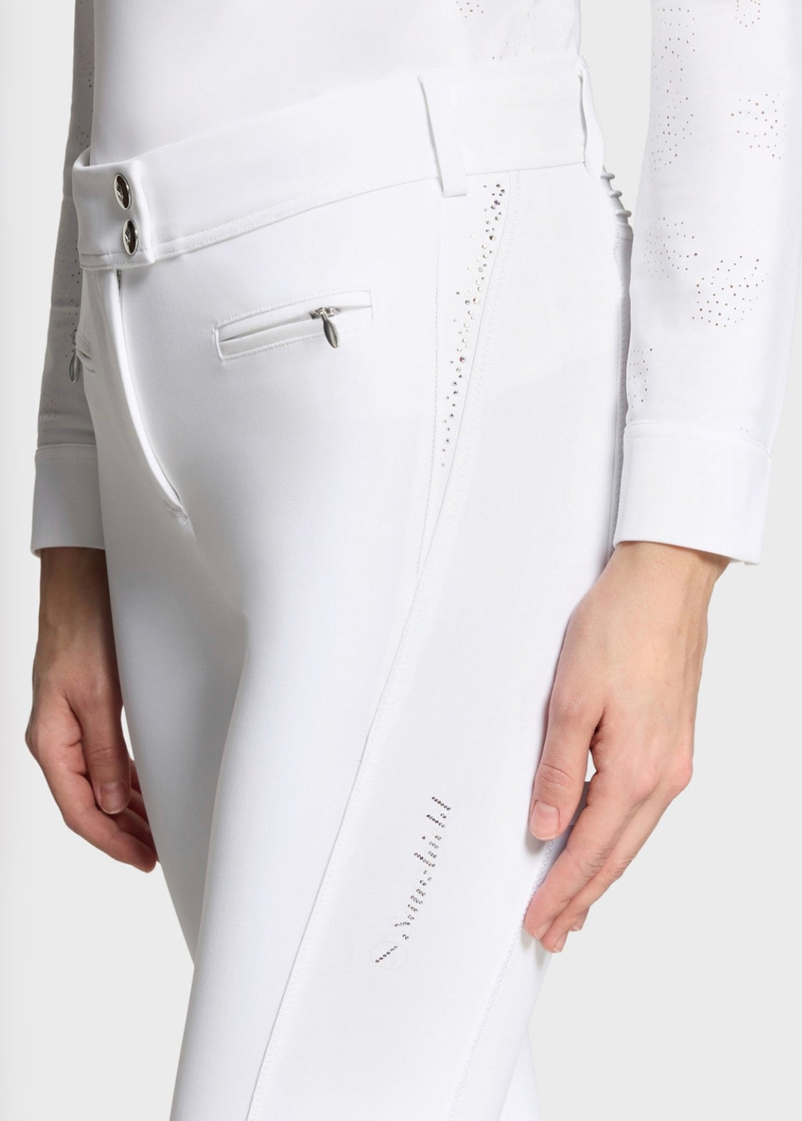 Samshield Omega Sport Knee Grip Breech - White