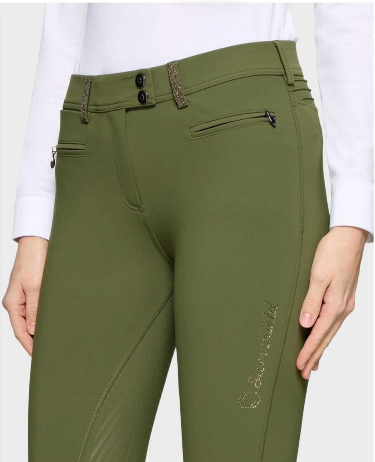 Samshield Capucine Crystal Ferna Full Grip Breech - Kaki