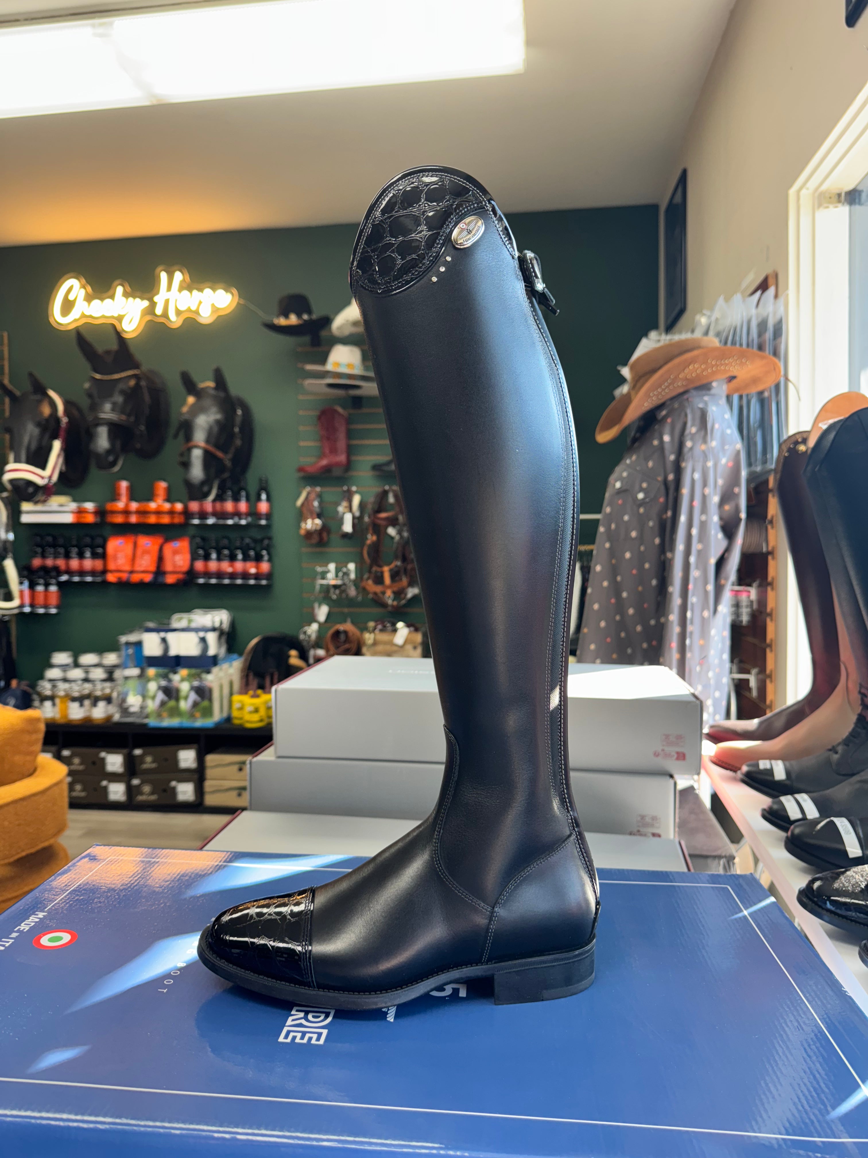 Tricolore 1965 by DeNiro Salentino Tall Boot