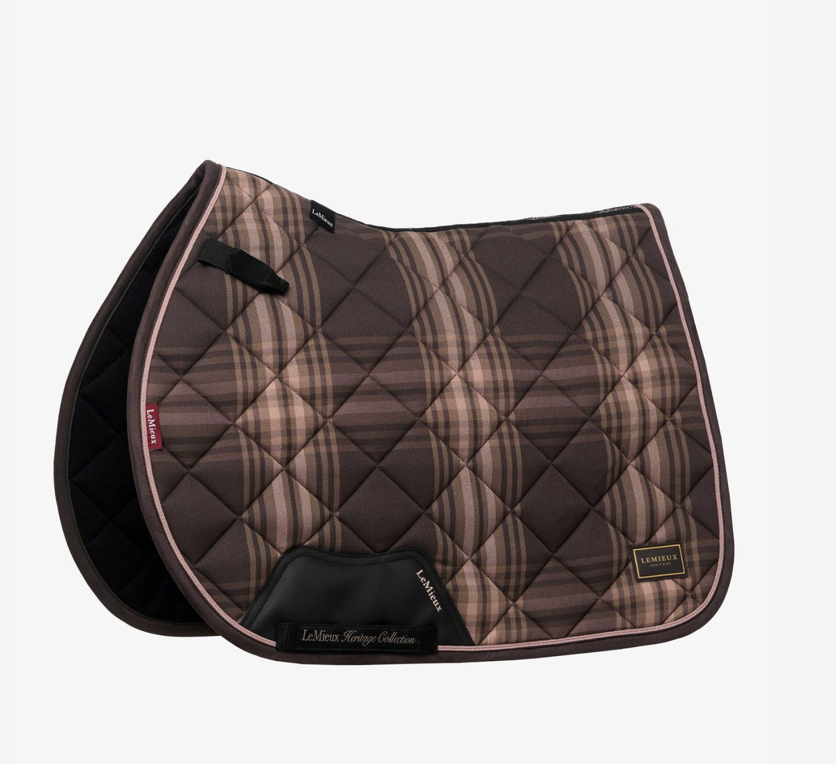 LeMieux Heritage Check Jump Square - Cocoa