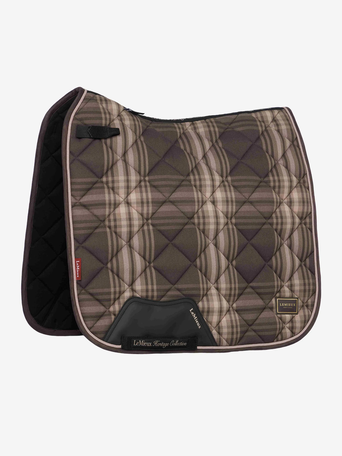 LeMieux Heritage Check Dressage Square - Cocoa