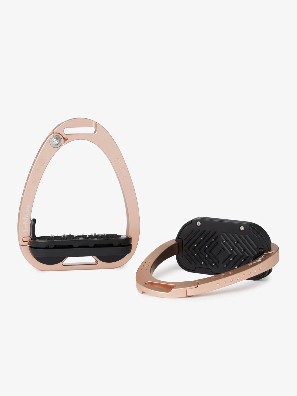 LeMieux Brilliance Vector Balance Stirrup - Rose Gold