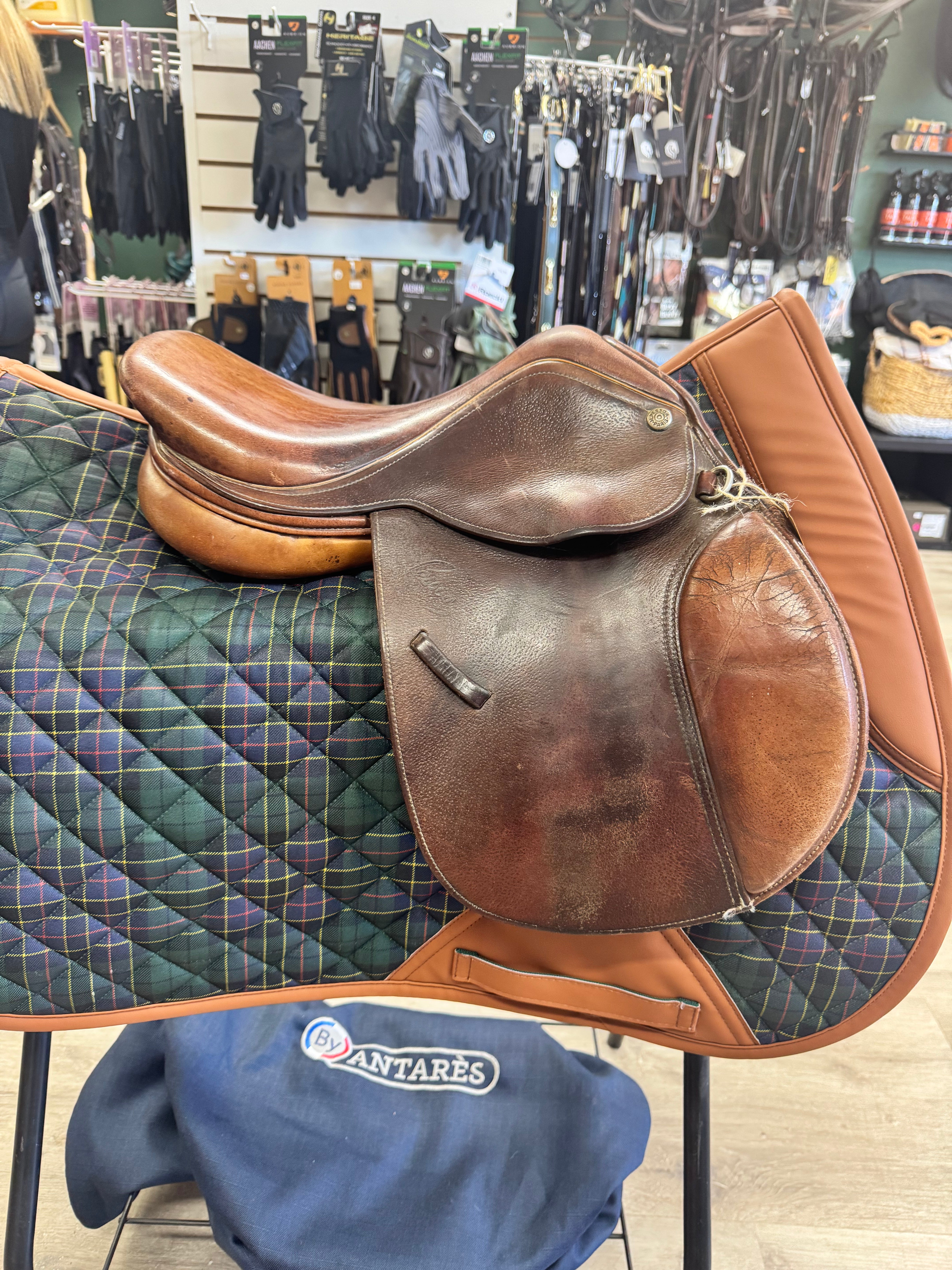 393NJ #1234 Pessoa Pony Close Contact Jumping Saddle 15
