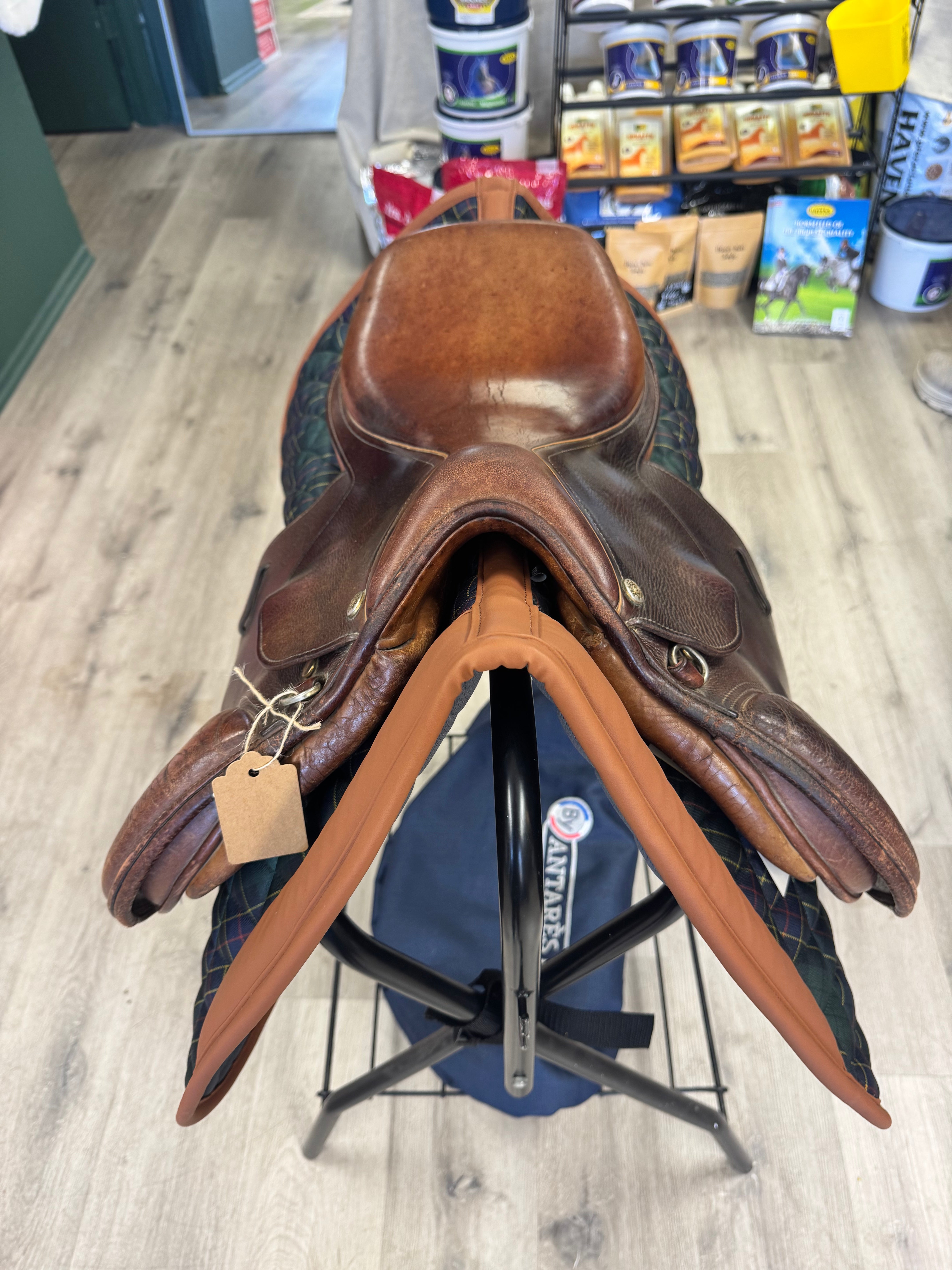 393NJ #1234 Pessoa Pony Close Contact Jumping Saddle 15