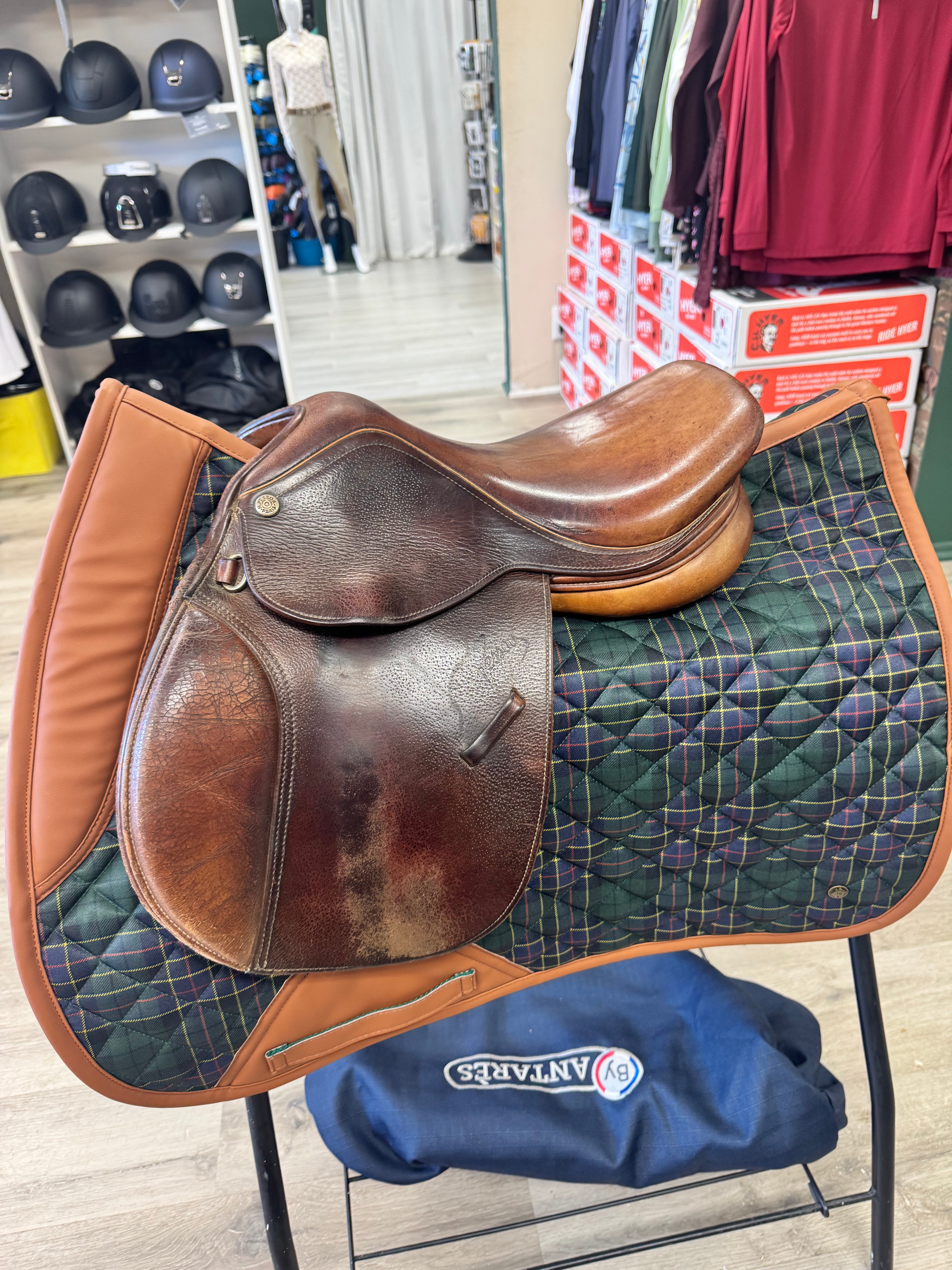 393NJ #1234 Pessoa Pony Close Contact Jumping Saddle 15
