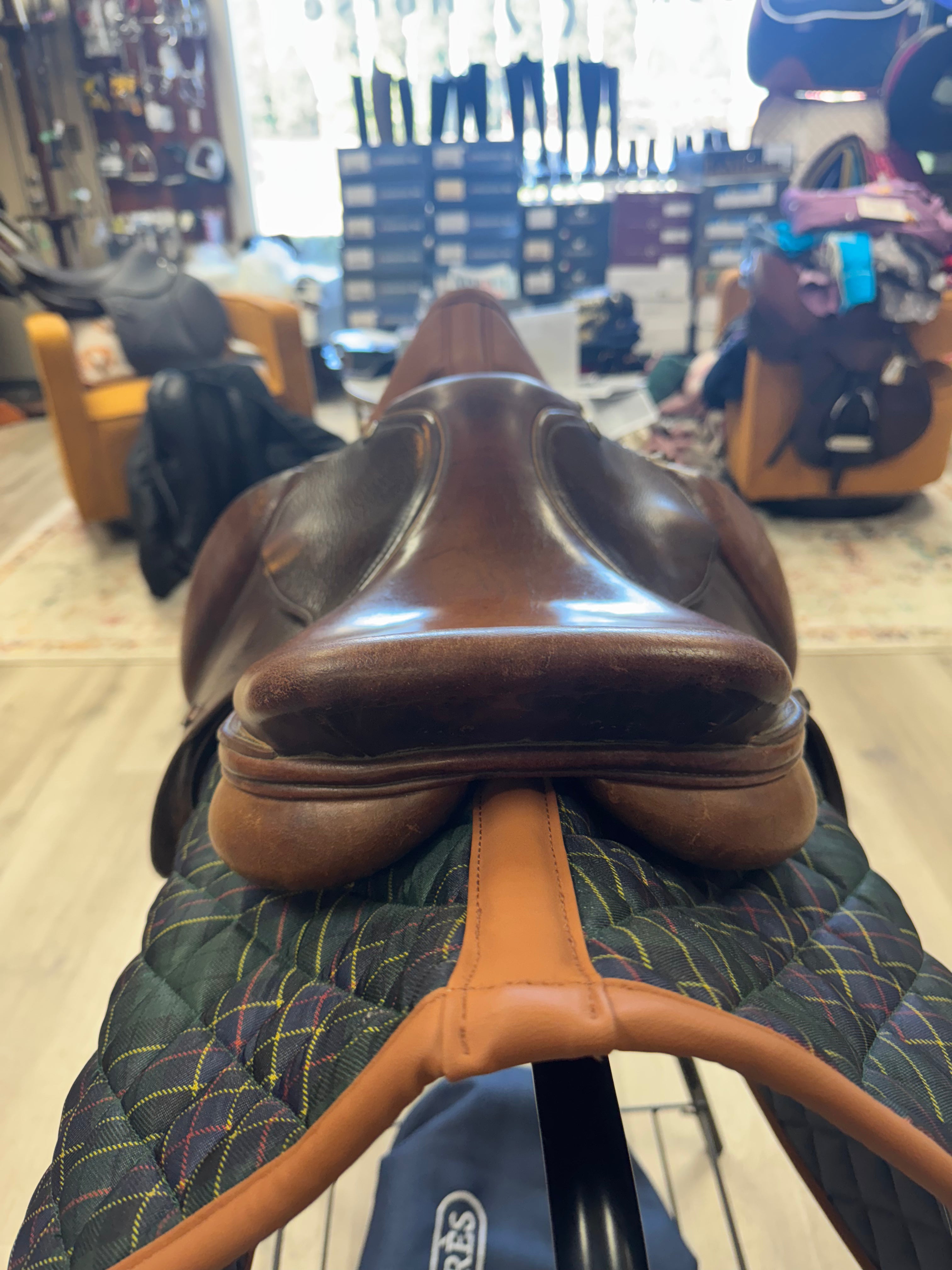 393NJ #1234 Pessoa Pony Close Contact Jumping Saddle 15