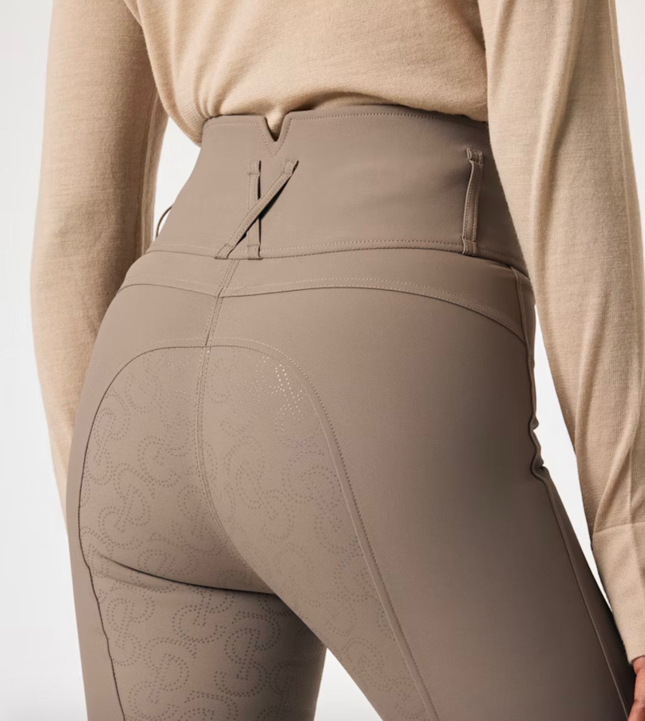 PS of Sweden Charlottle Full Grip Dressage Breeches Dark Truffle
