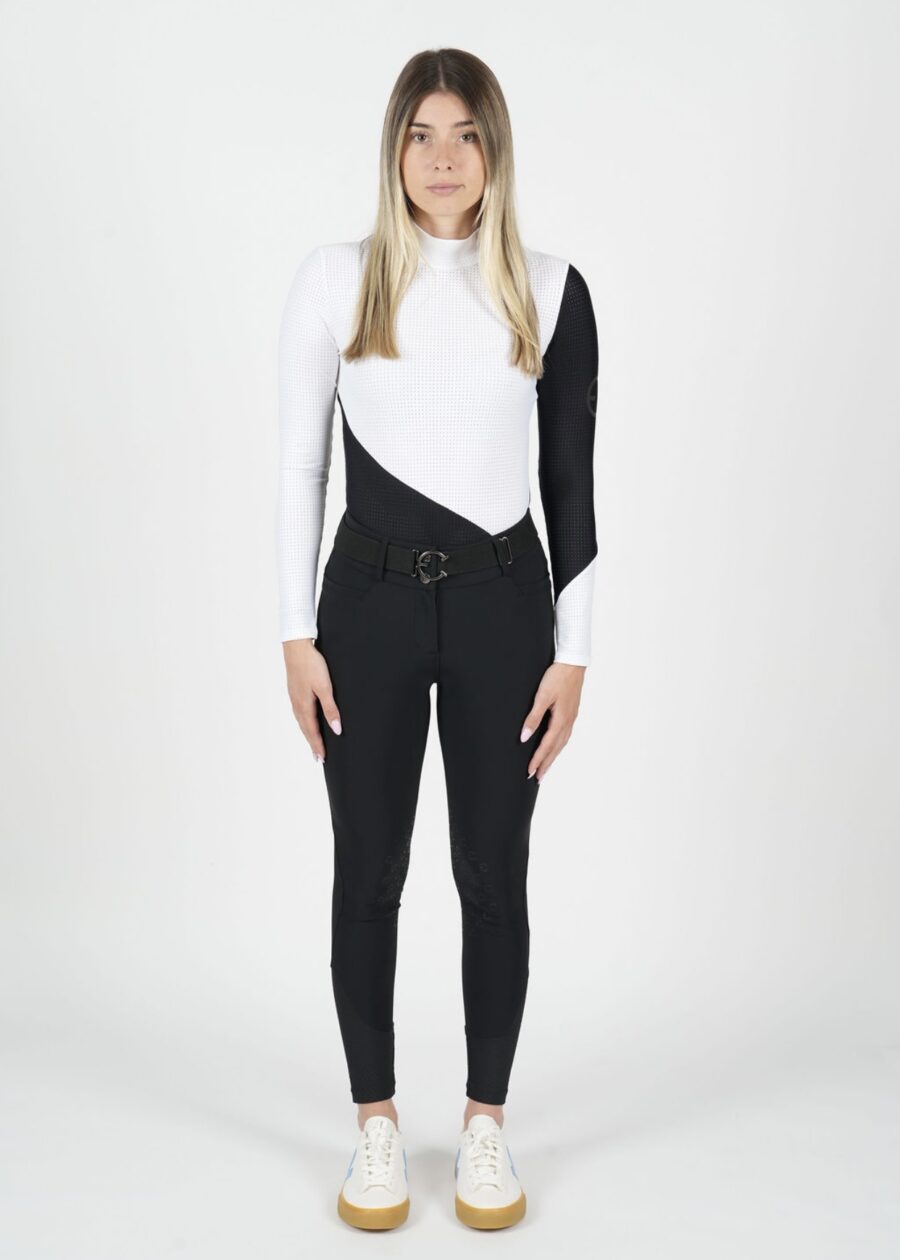 Equestrian Club Bella Turtleneq - Black/White
