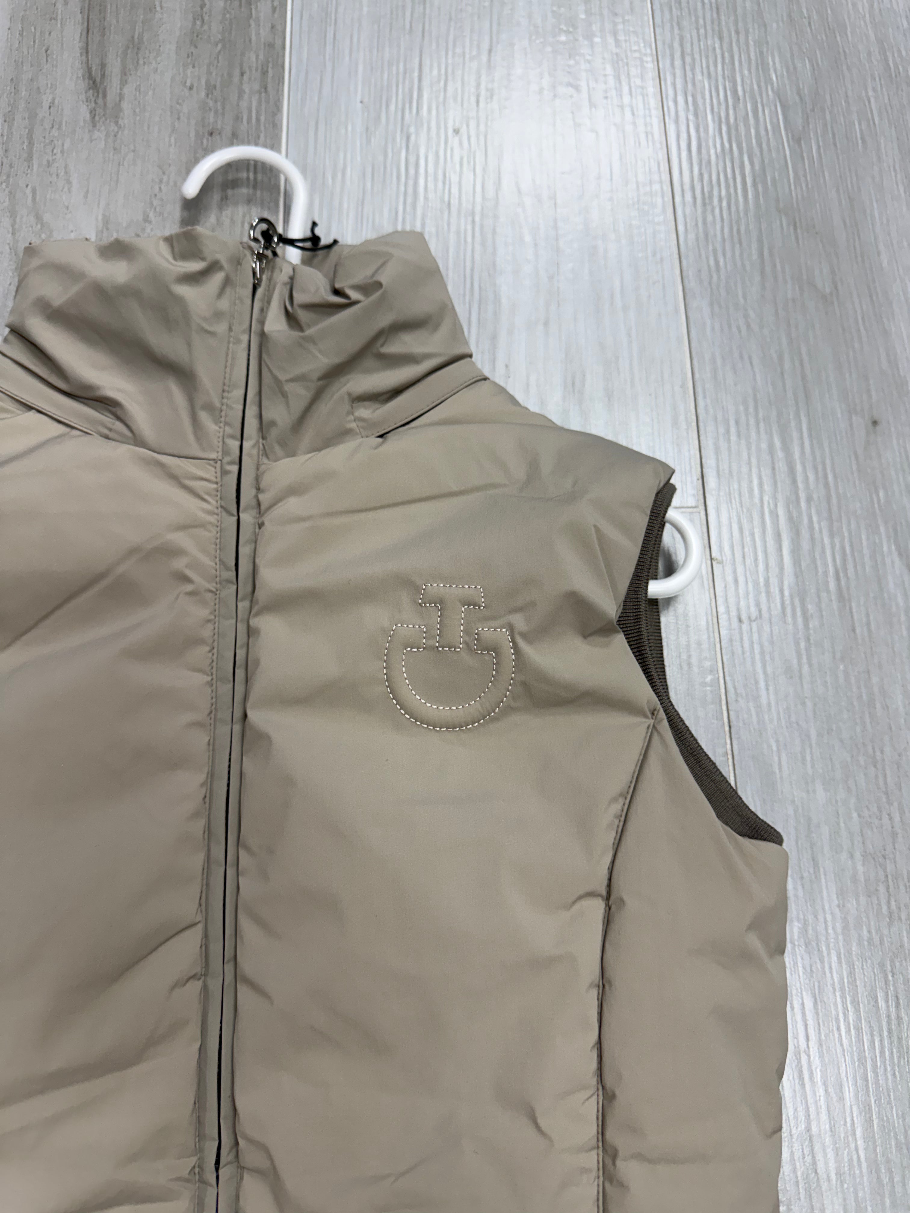 Nylon Stretch Sabre Sleeveless Jacket S