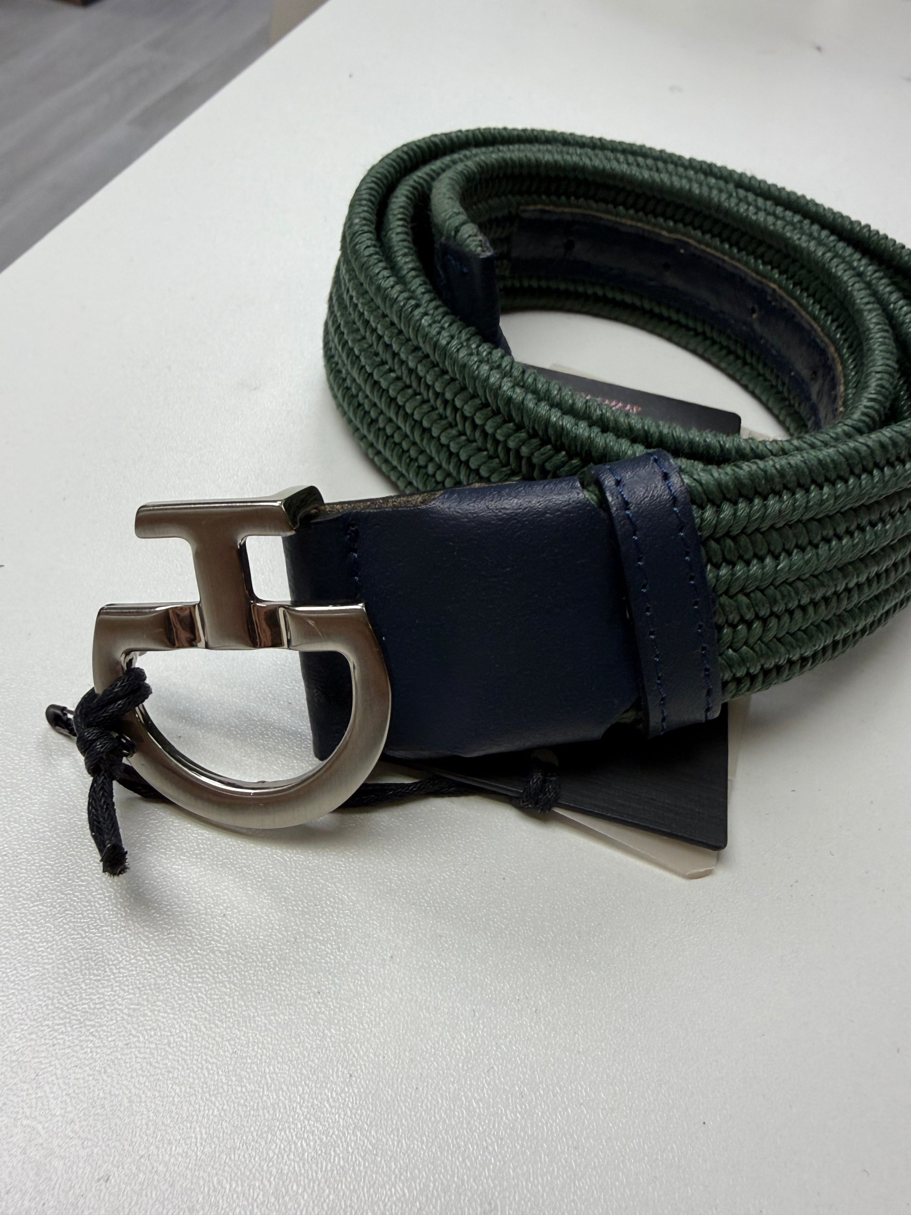 CT Mens Elastic Belt CT Clasp Jungle/Navy M