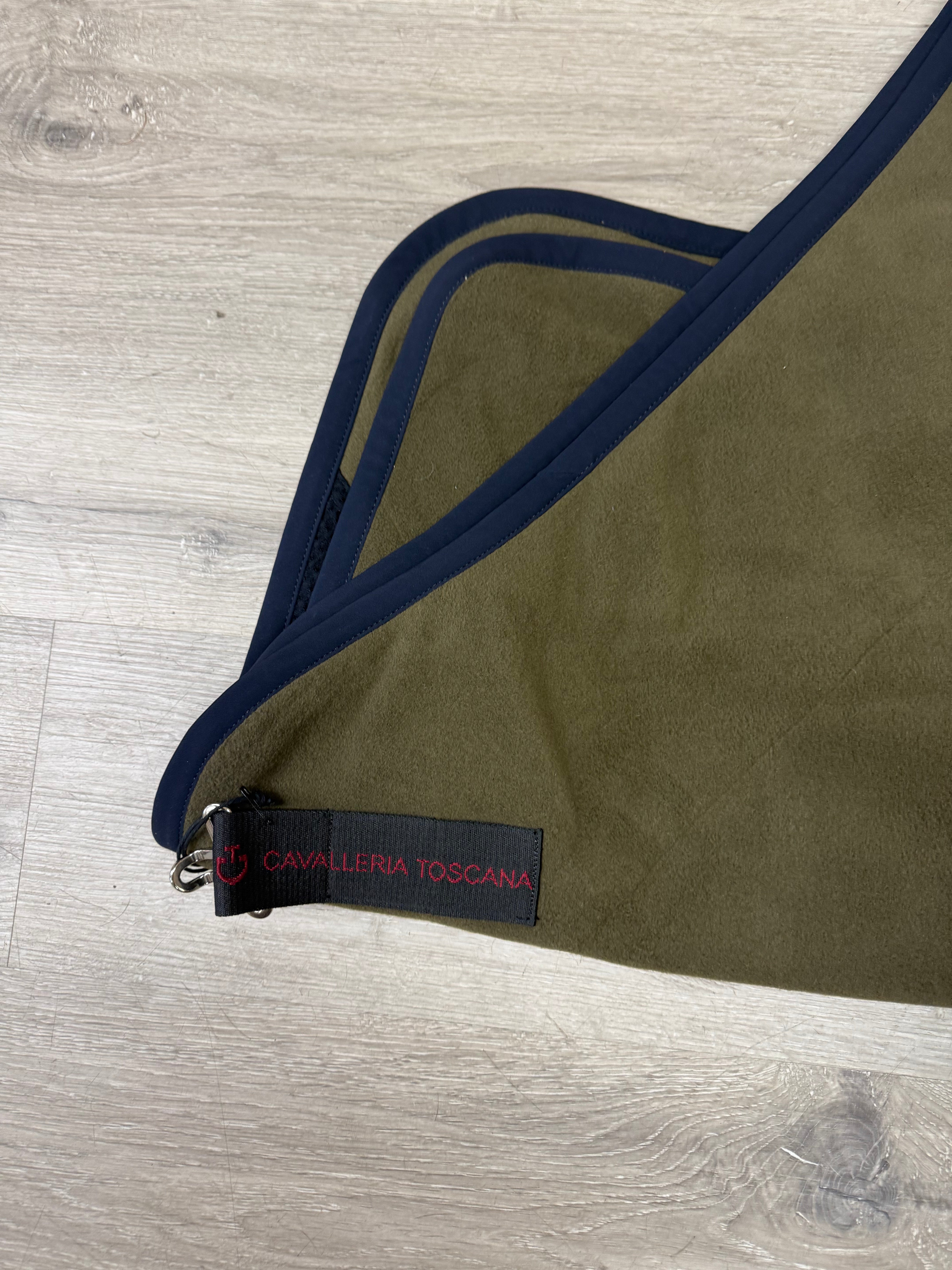 CT Fleece Rug Dark Green/Navy 145