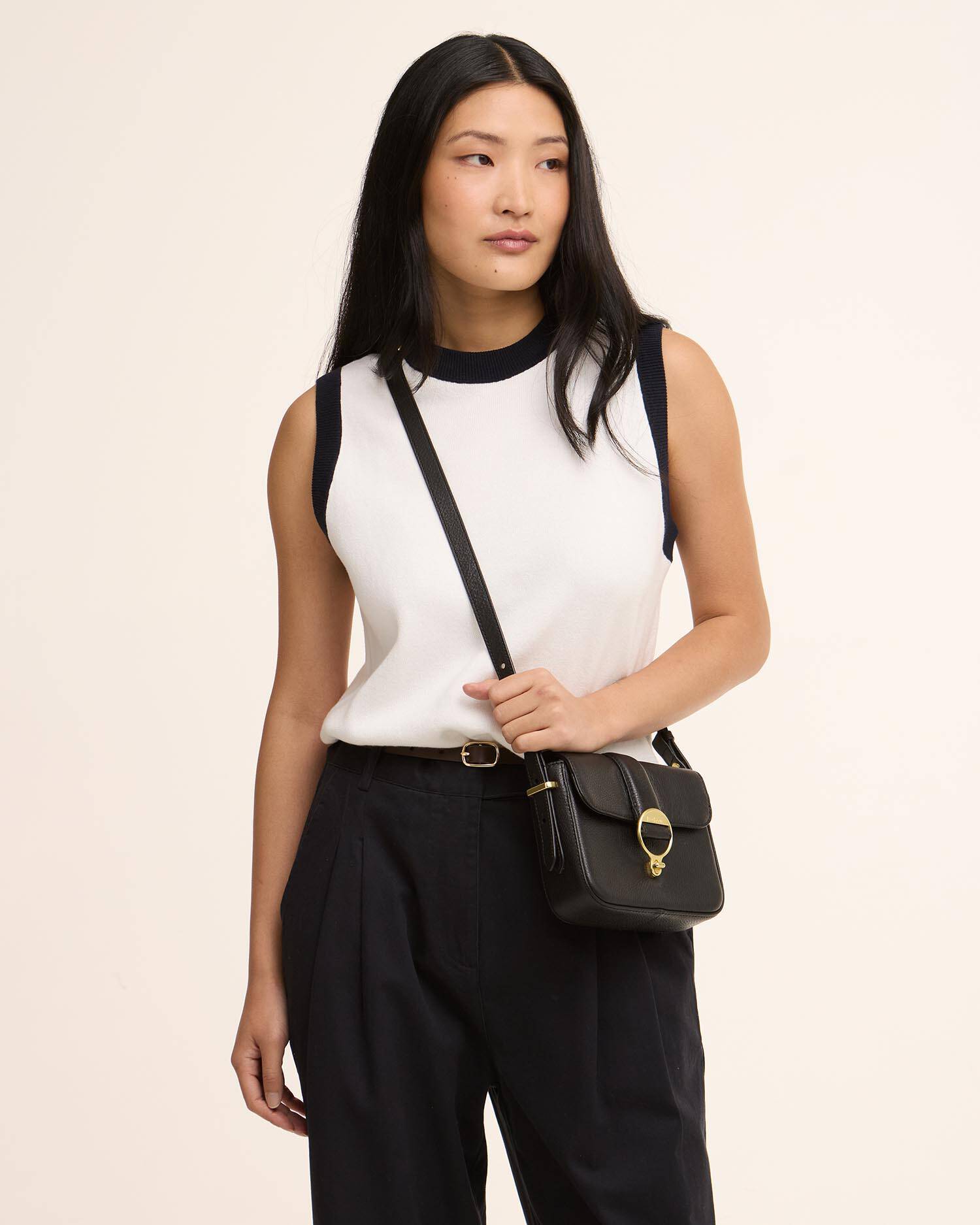 Barbour Mini Rosa Leather Cross Body Bag