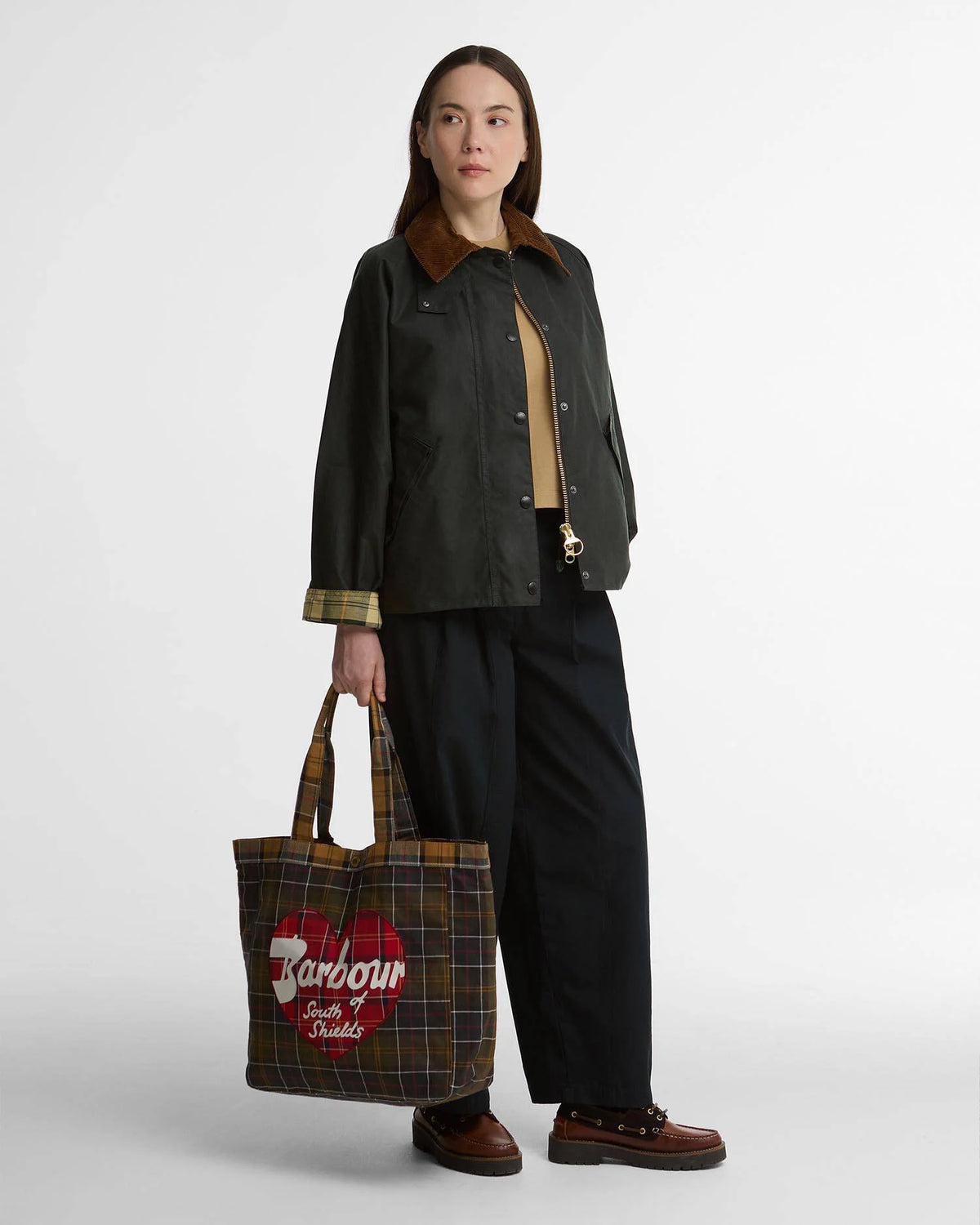 Barbour Heart Tote Bag - classic/cardinal