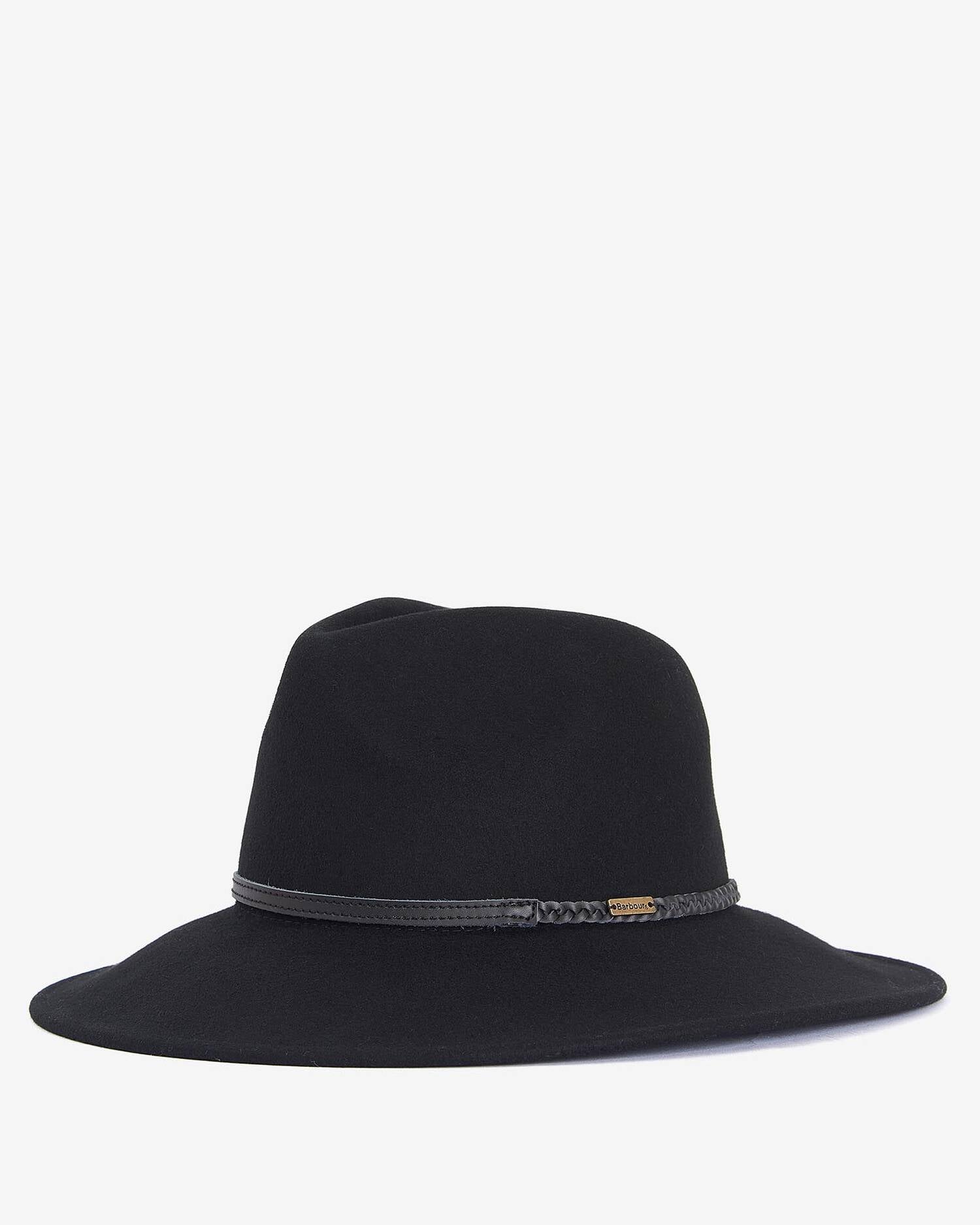 Barbour Tack Fedora Hat - black
