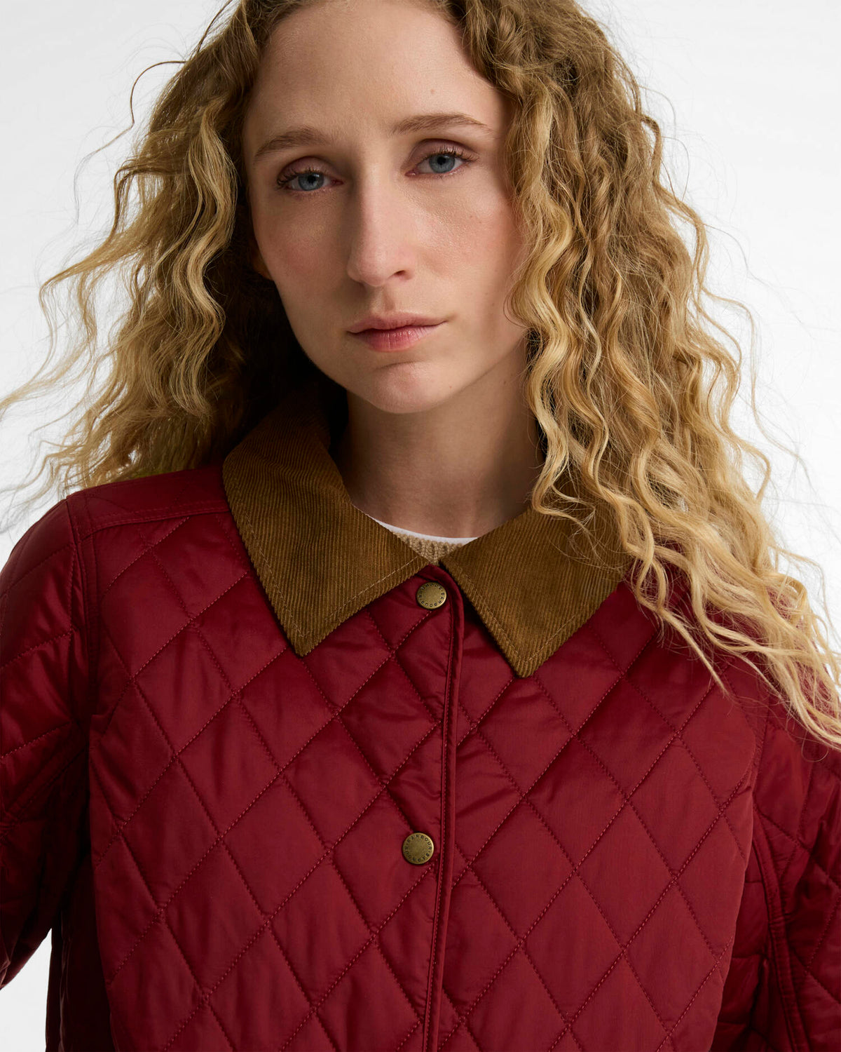 Barbour Annandale Quilted Jacket - Cranberry Red