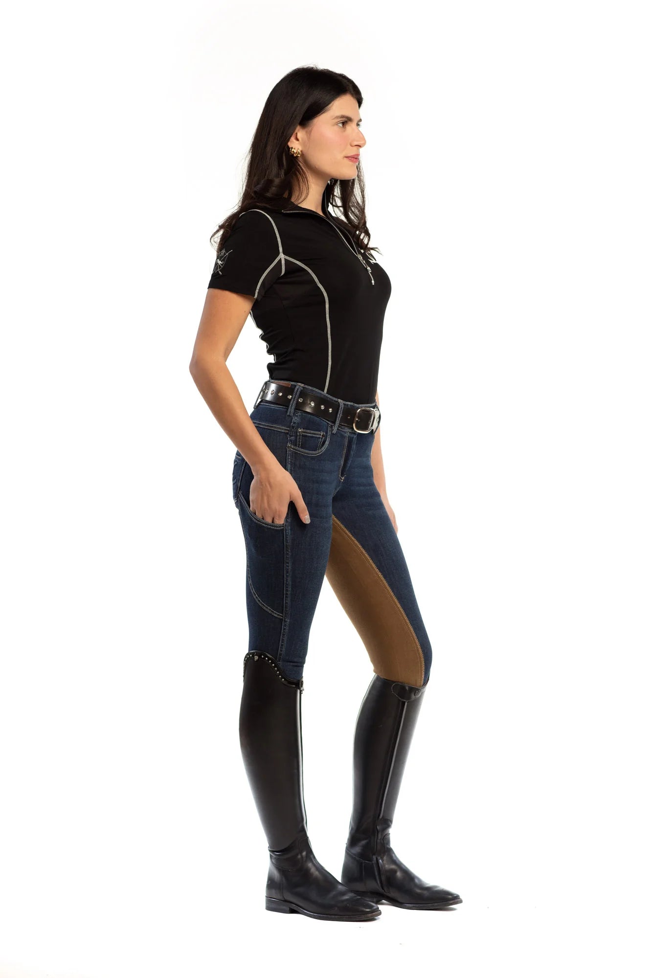 Goode Rider Equestrian Jean Full Seat Vintage Wash