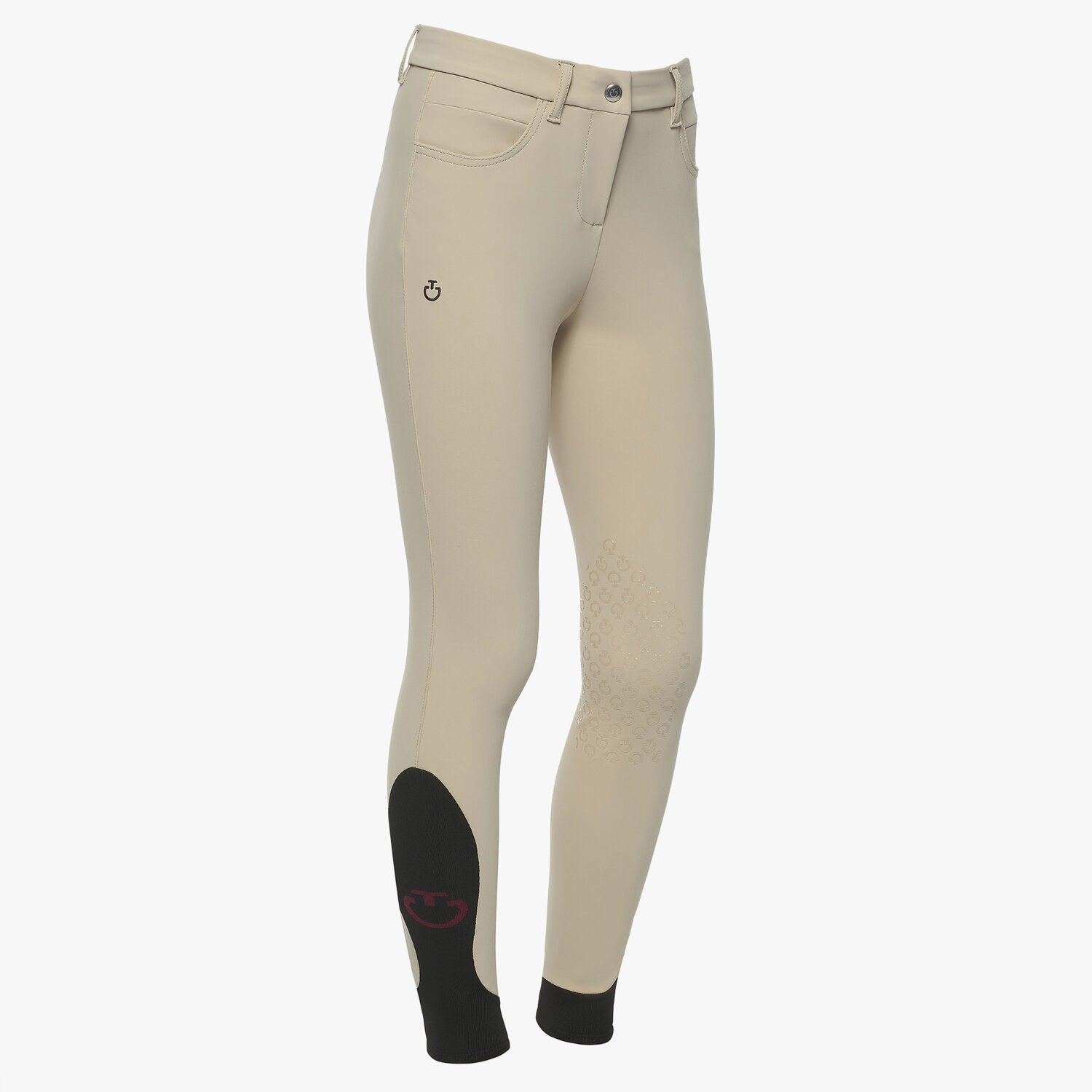 Cavalleria Toscana Girl's Color Grip Breeches - Knee Grip