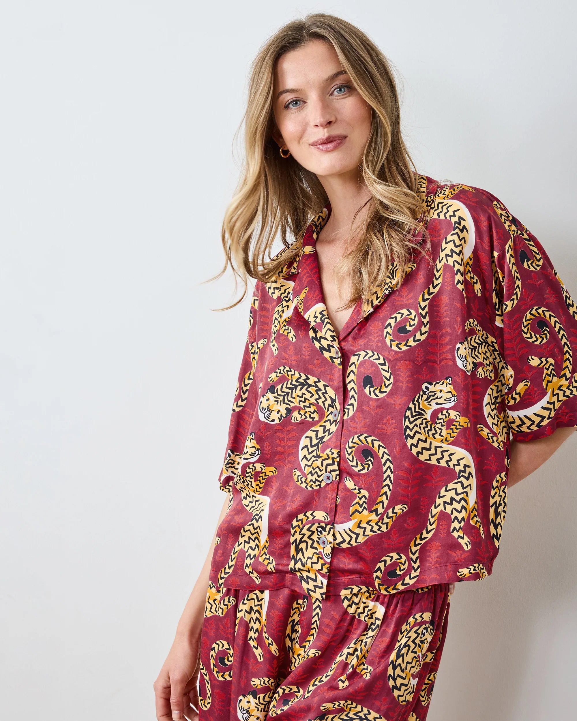 Printfresh Eco Satin Wildest Dreams Set in Twisted Tiger