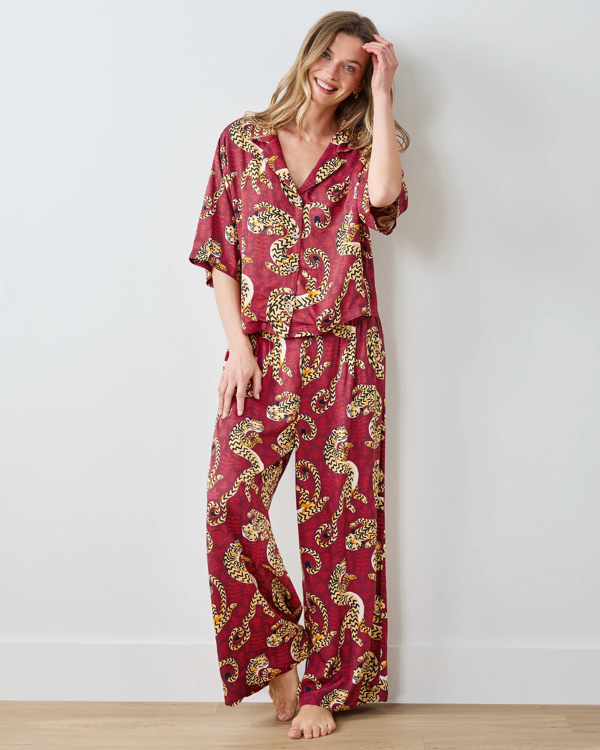 Printfresh Eco Satin Wildest Dreams Set in Twisted Tiger