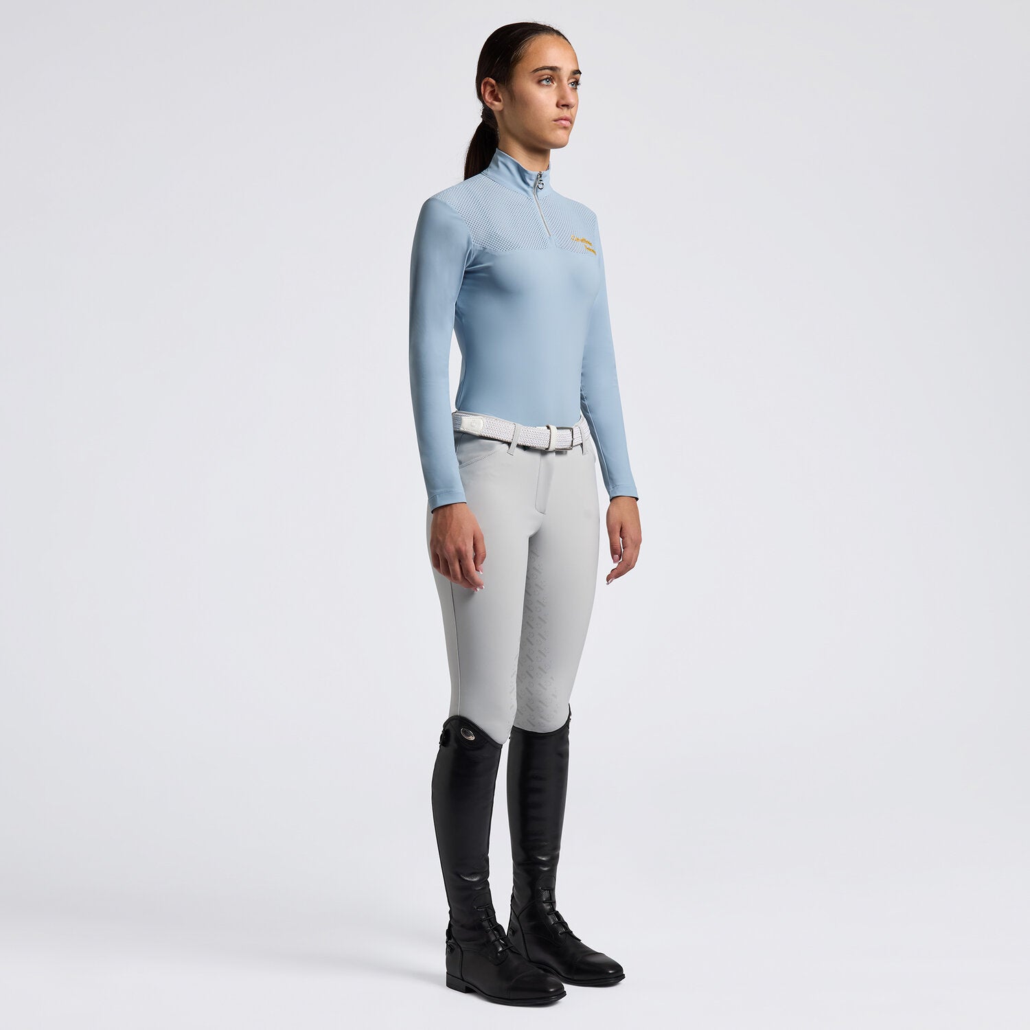 CT Insert Micro Perforated Jersey LS Training Polo 12