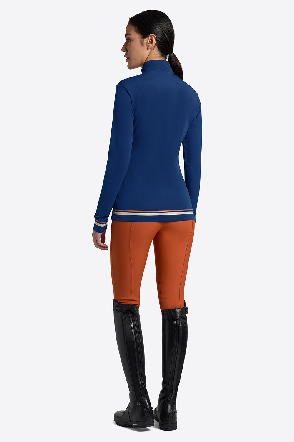 Rider's Gene Long Sleeve Warm Jersey Training Polo