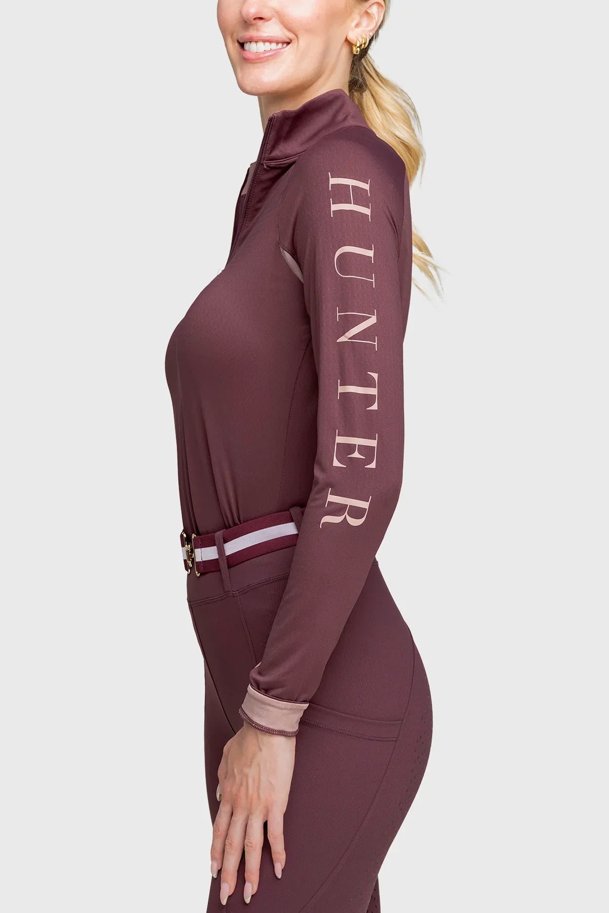 Kastel Long Sleeve Cabernet Dressage 1/4 Zip 50% Off