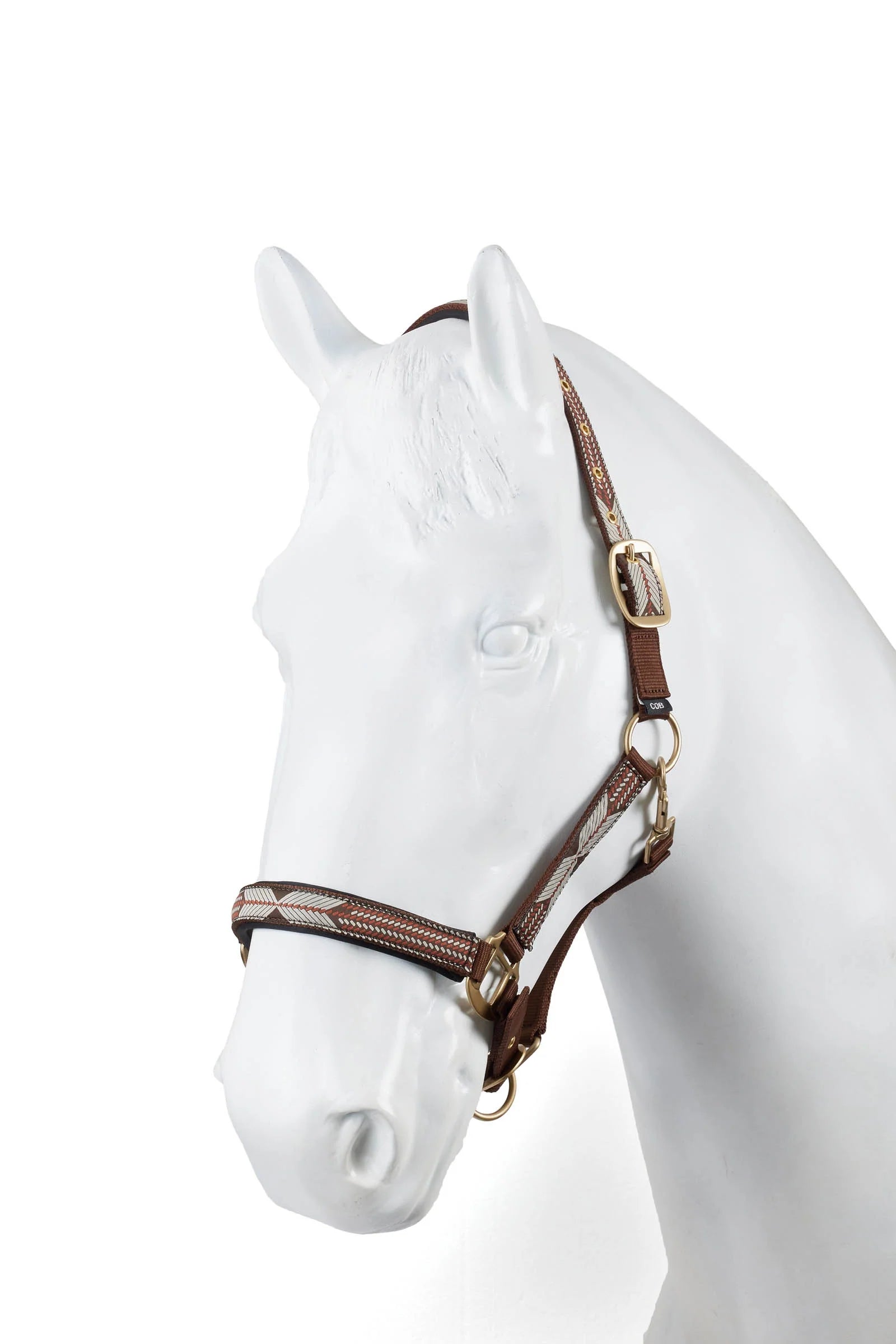 Horze Dakota Western Print Halter - Carafe