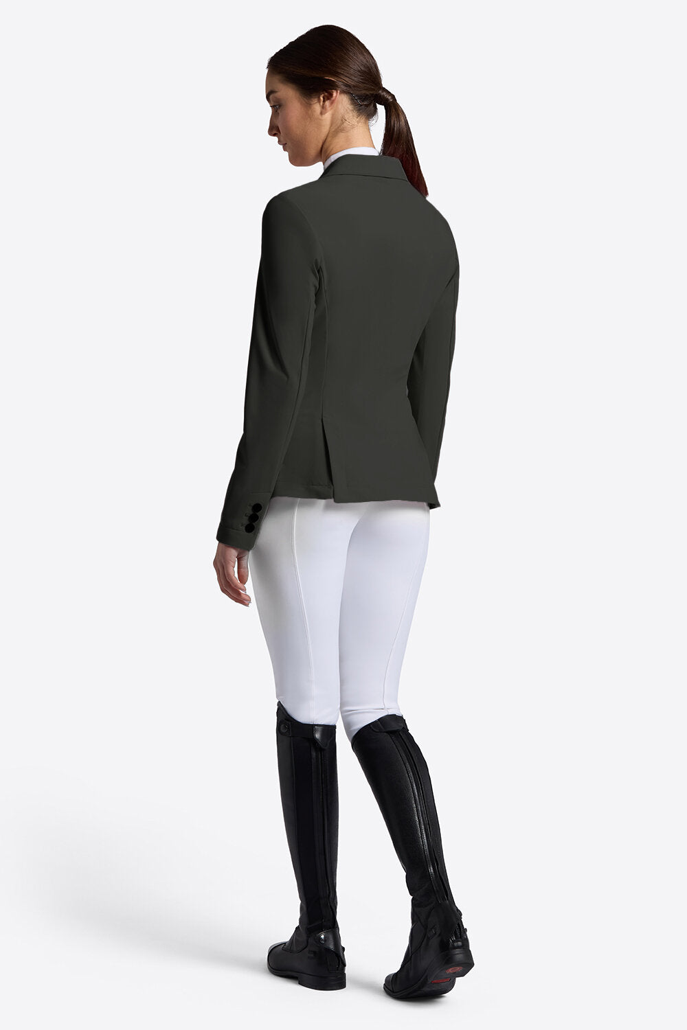 Rider's Gene Competition Logo Strass Button Jacket - Deep Forest