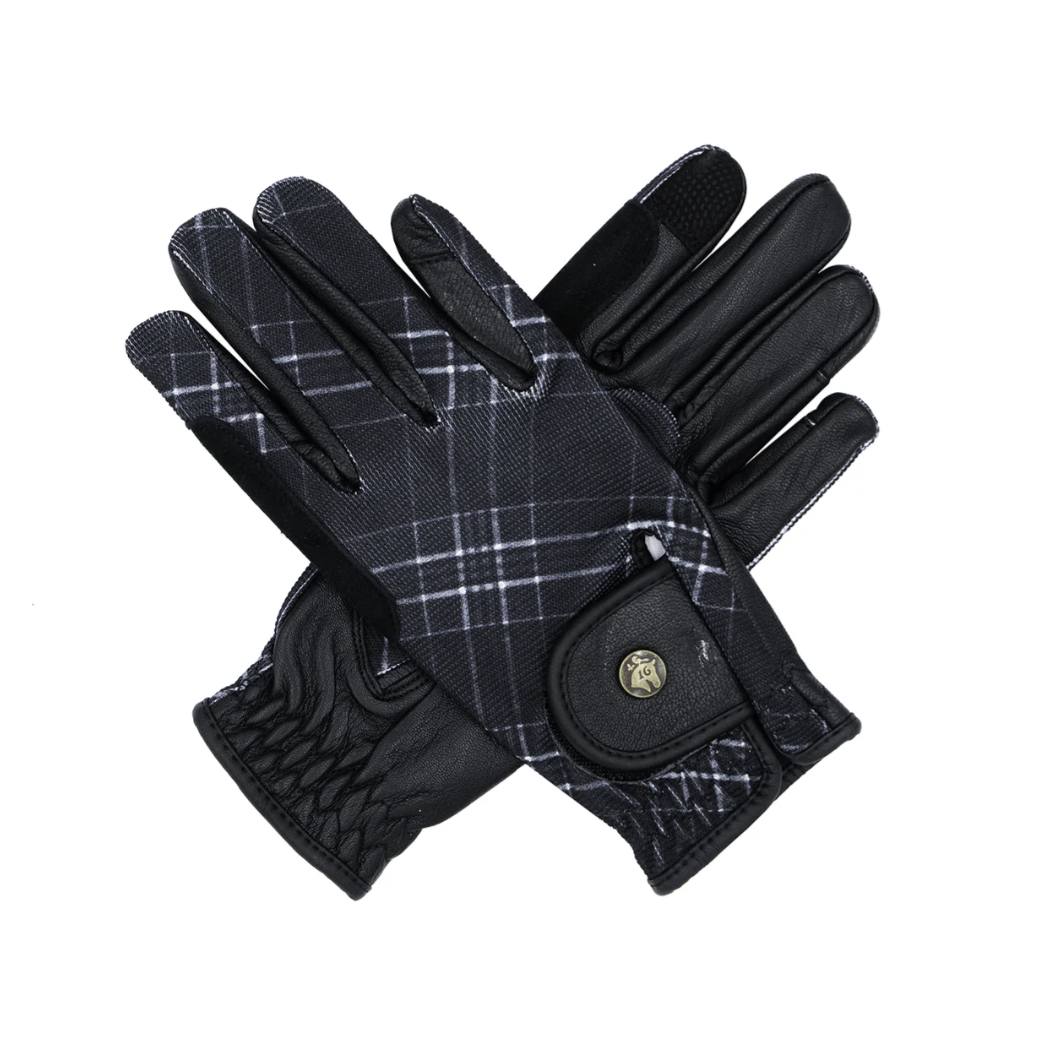 Sixteen Cyprus Riding Gloves, Field Plaid